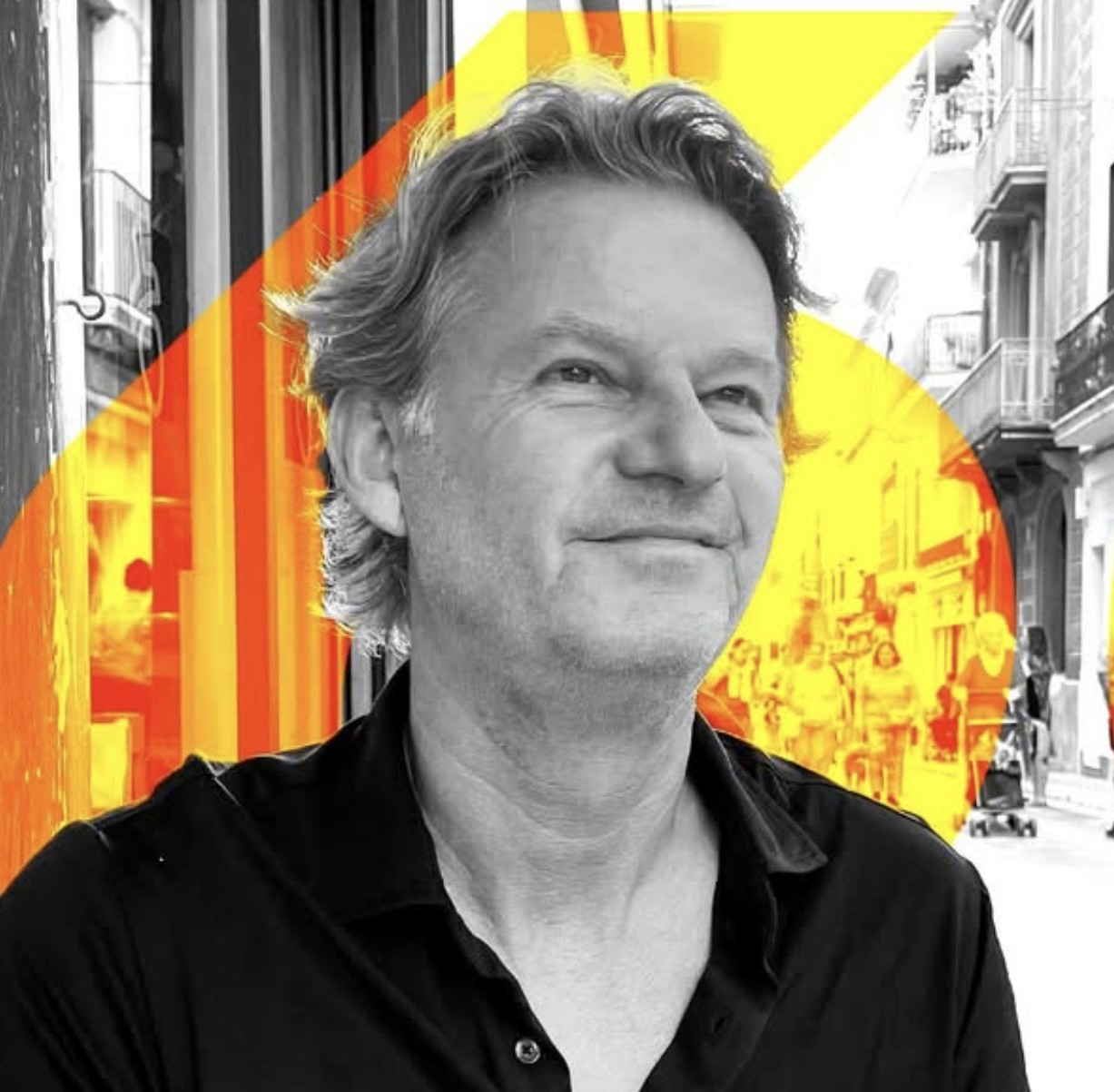 man smiling to the camera