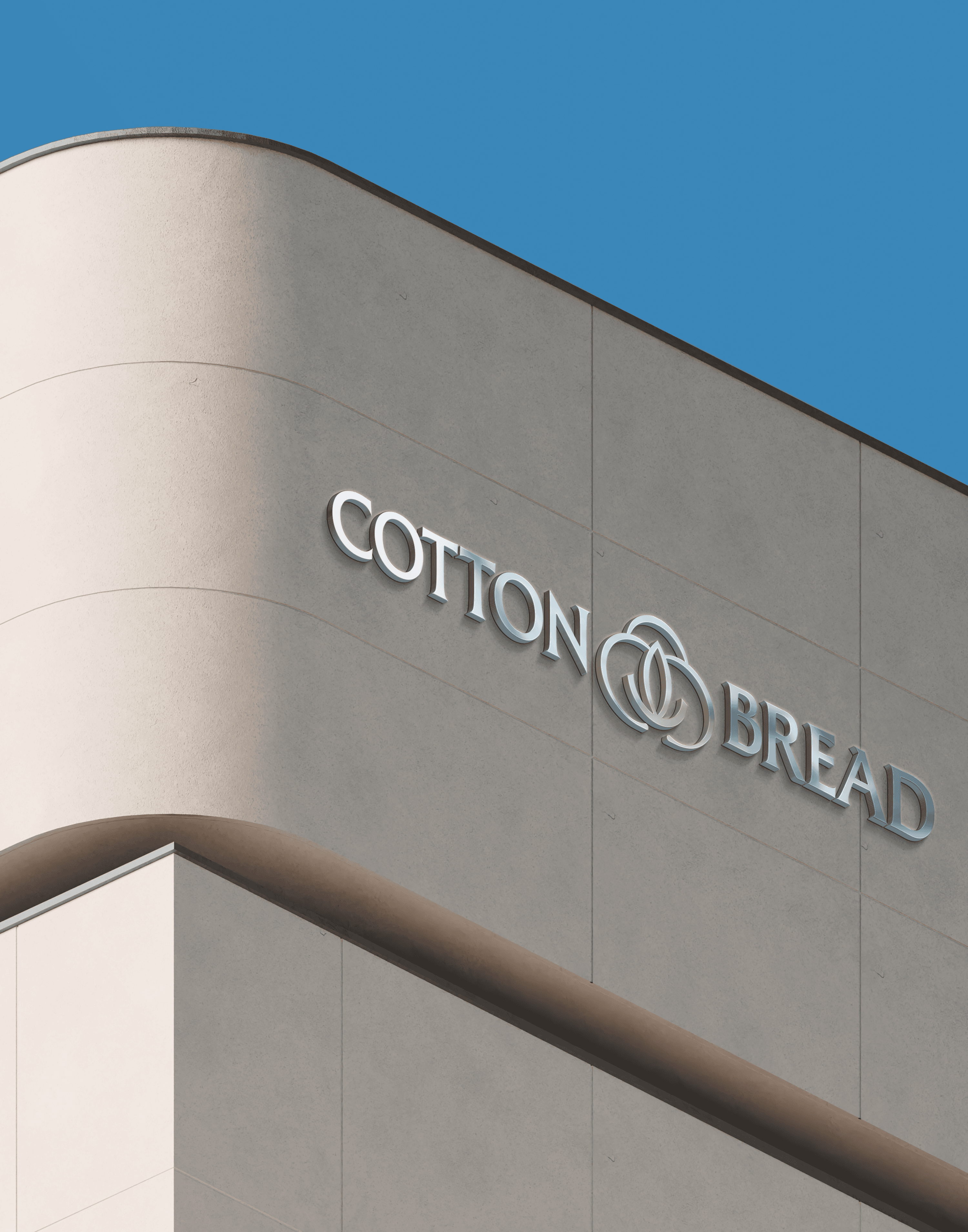 Cotton Bread Building Mockup