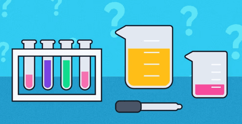 science flasks and beakers
