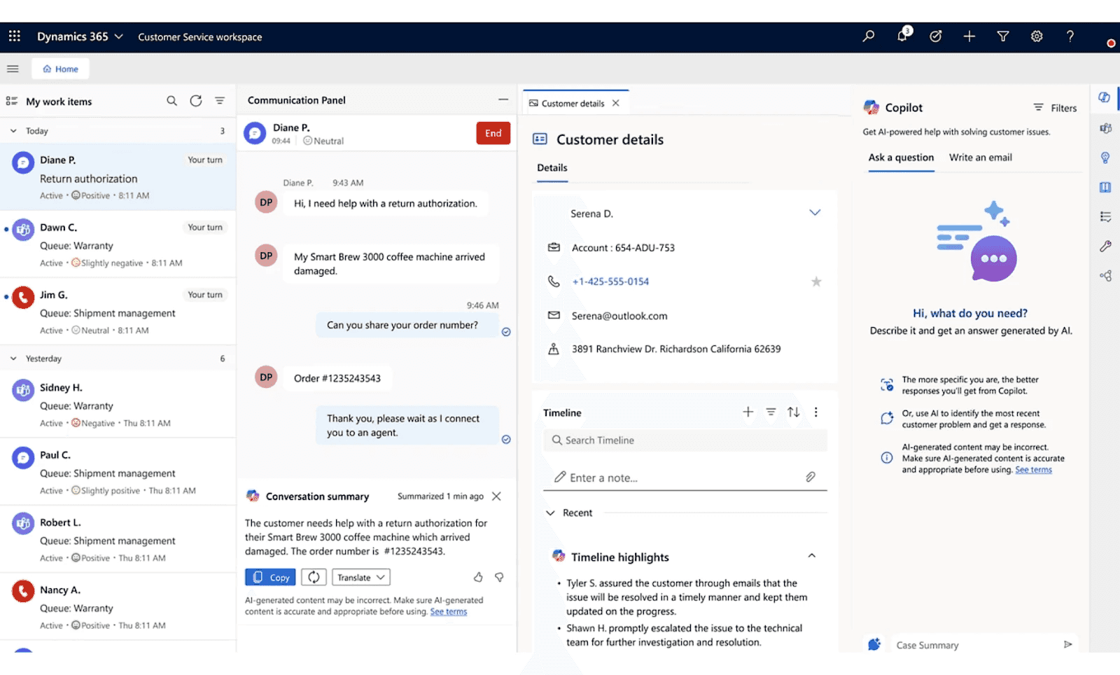 Microsoft Dynamics 365 AI