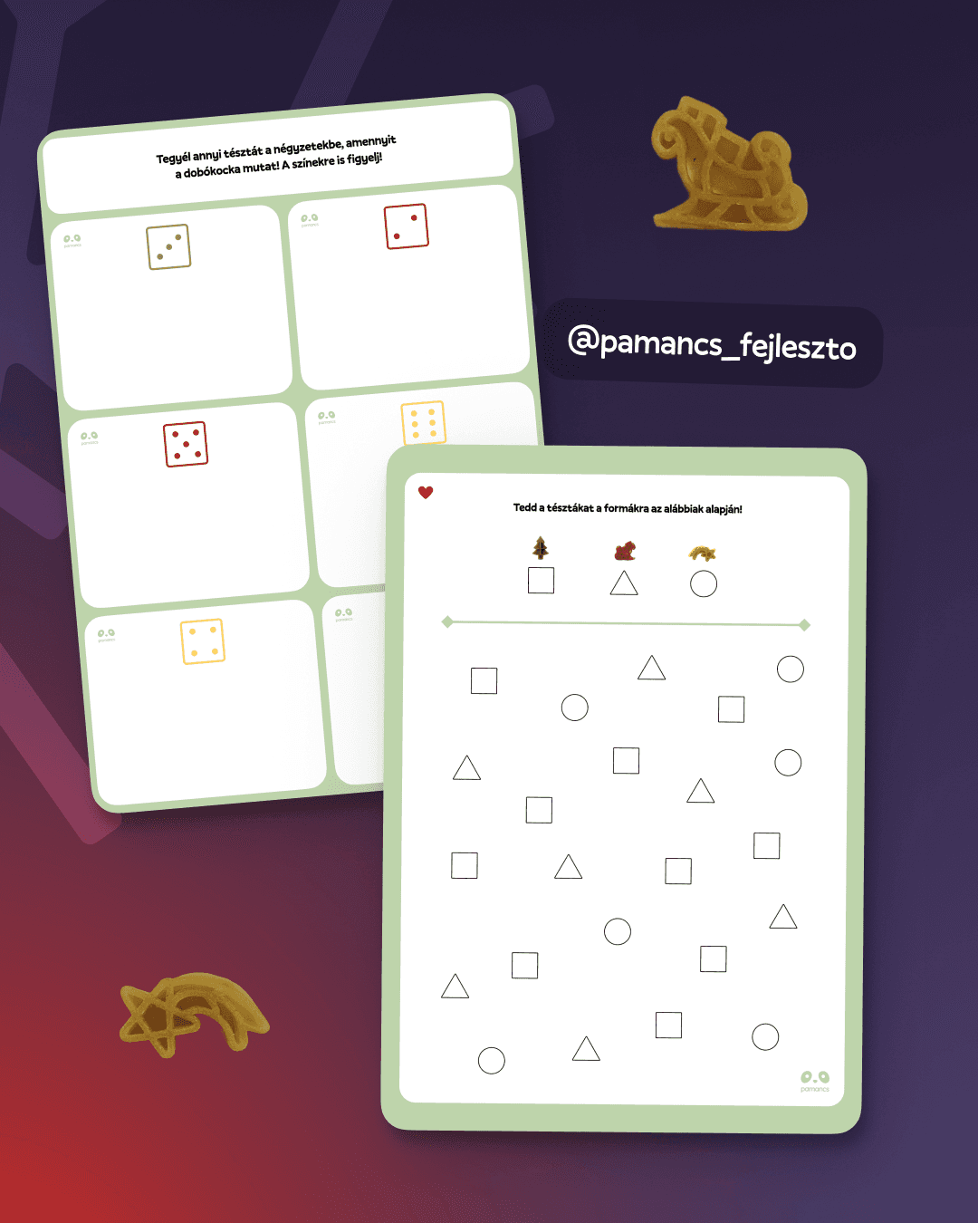 karácsonyi tésztás feladatlap 4