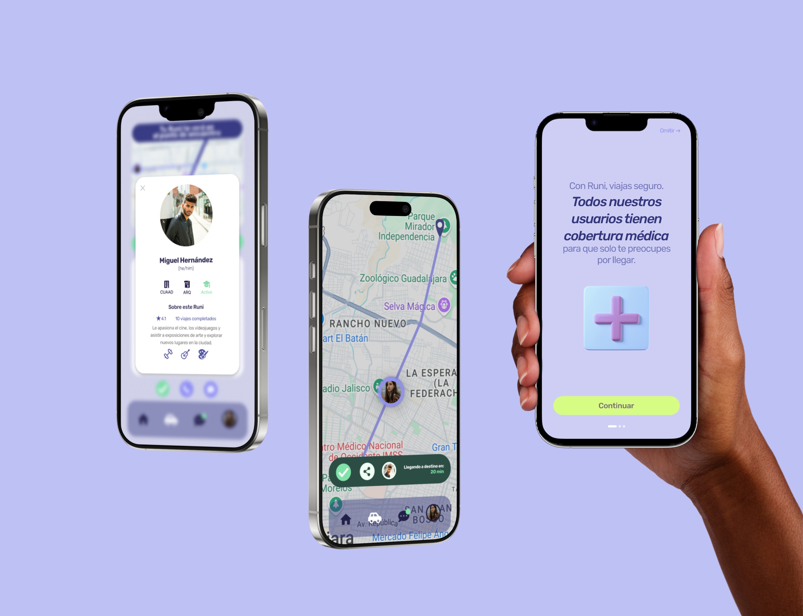 3 phones, 2 floating and one holded by hand