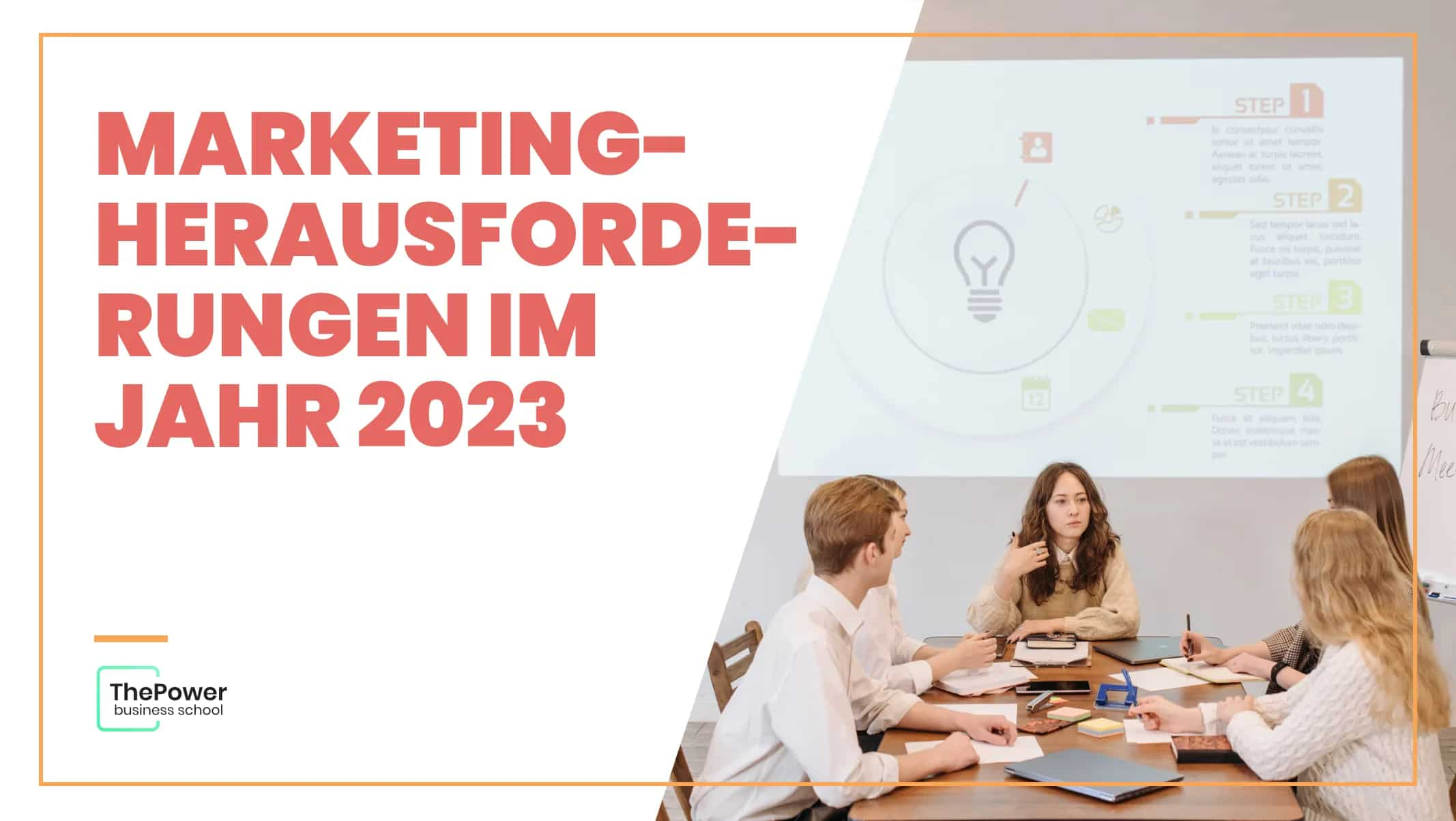 Marketing-Herausforderungen im Jahr 2023