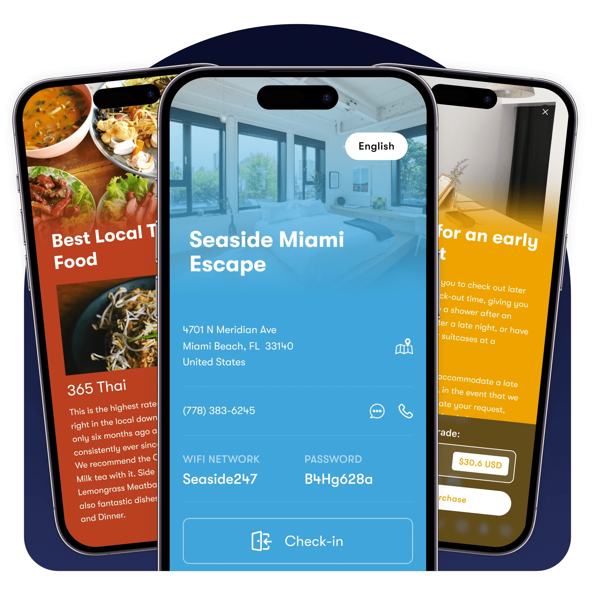 A few Boarding Passes each with different colours and screens