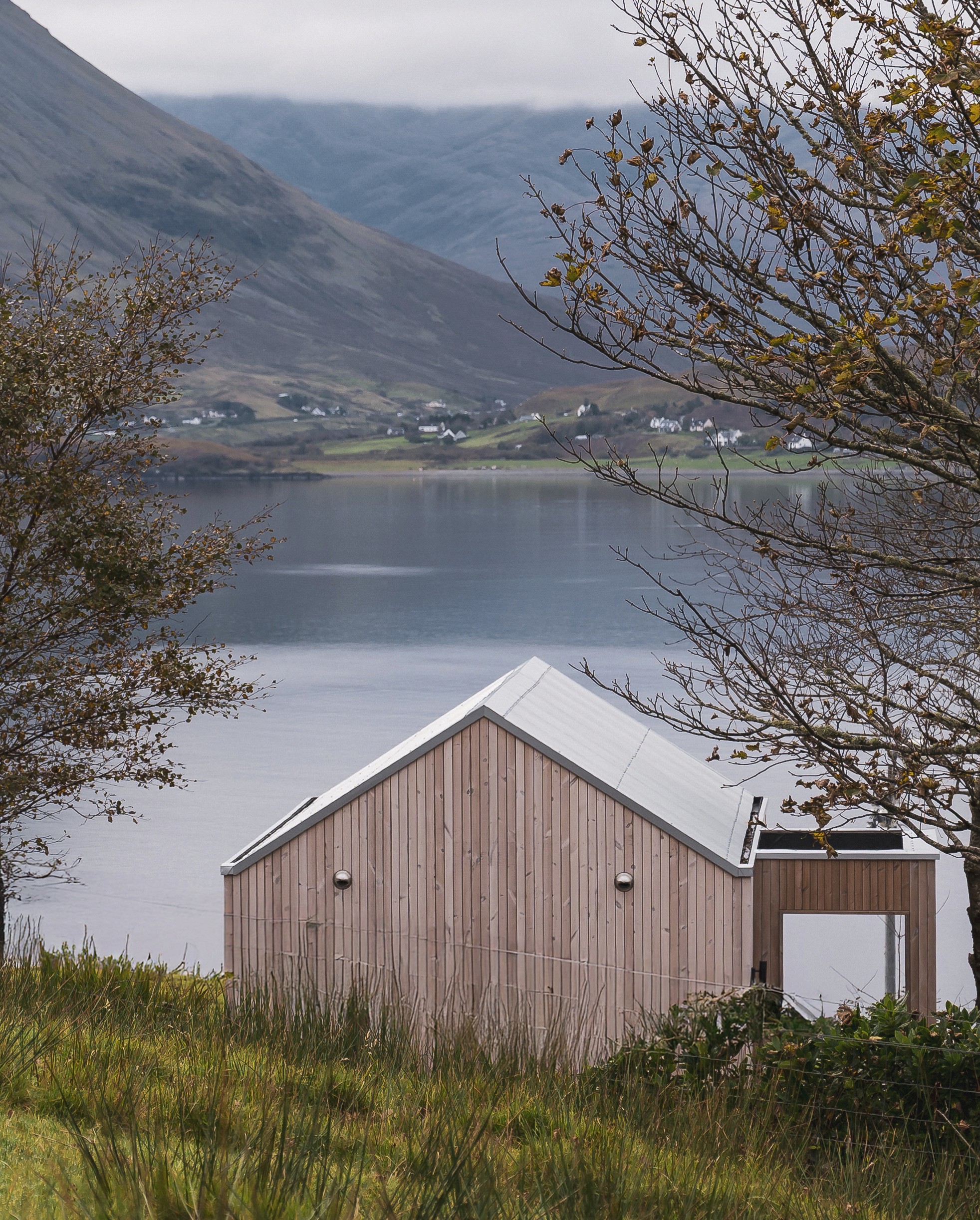 Raasay distilery cabins