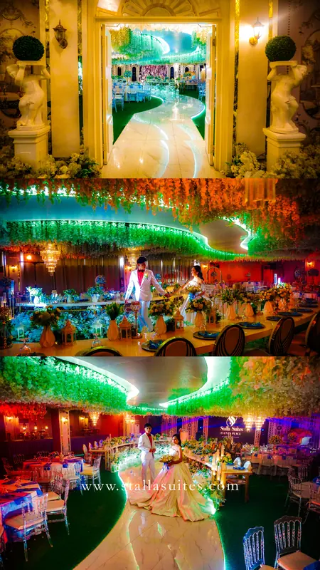 Colorful wedding reception styled inside Stalla Suites Events Place, Quezon City