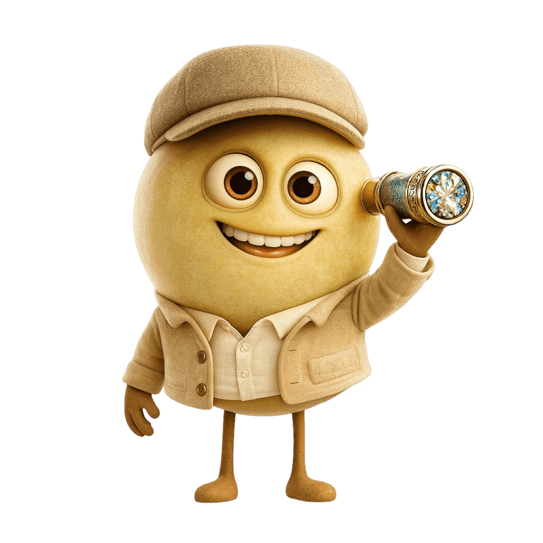 Muscat Ottonel grape berry illustration for wine education.