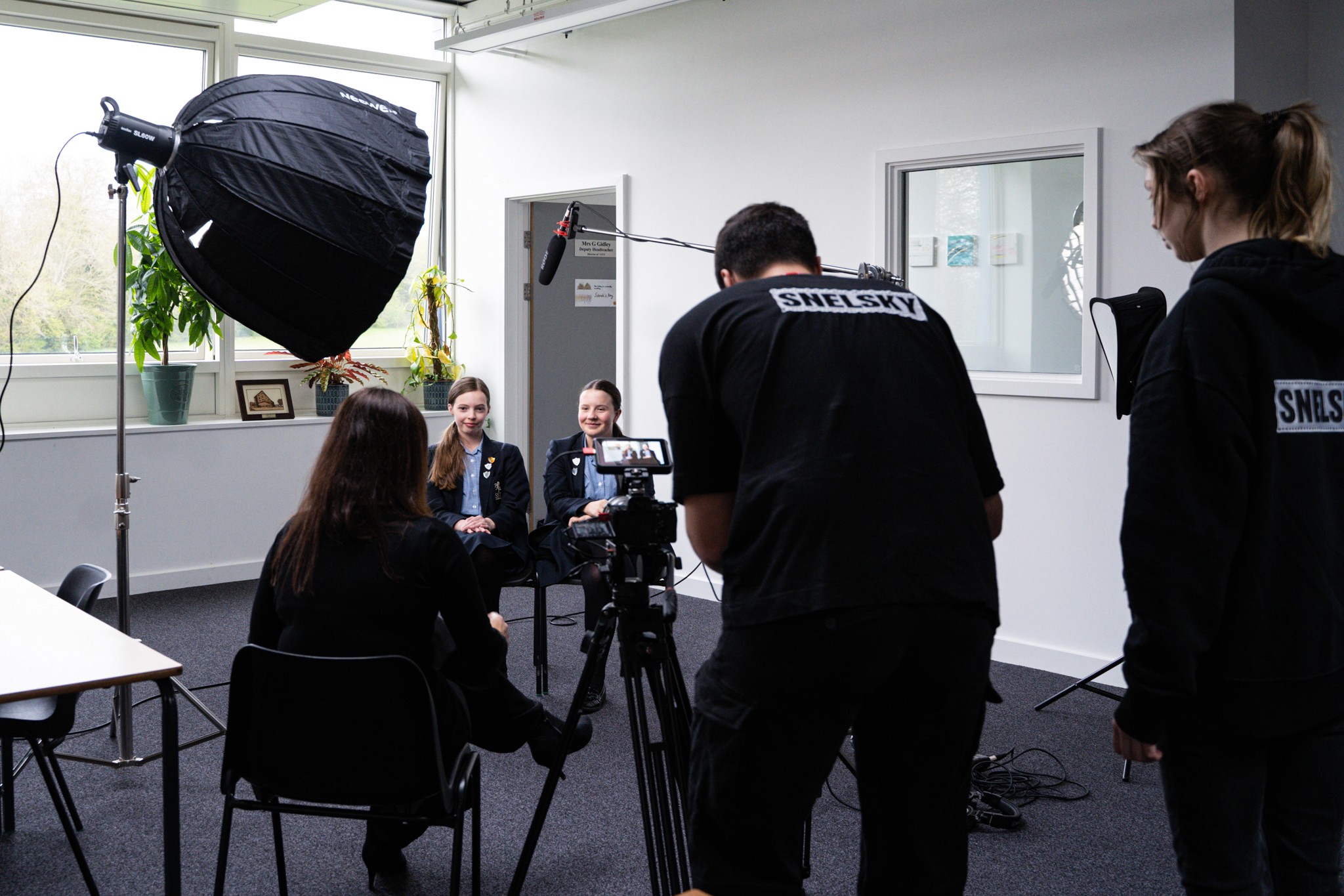 girl using laptop and drinking coffee