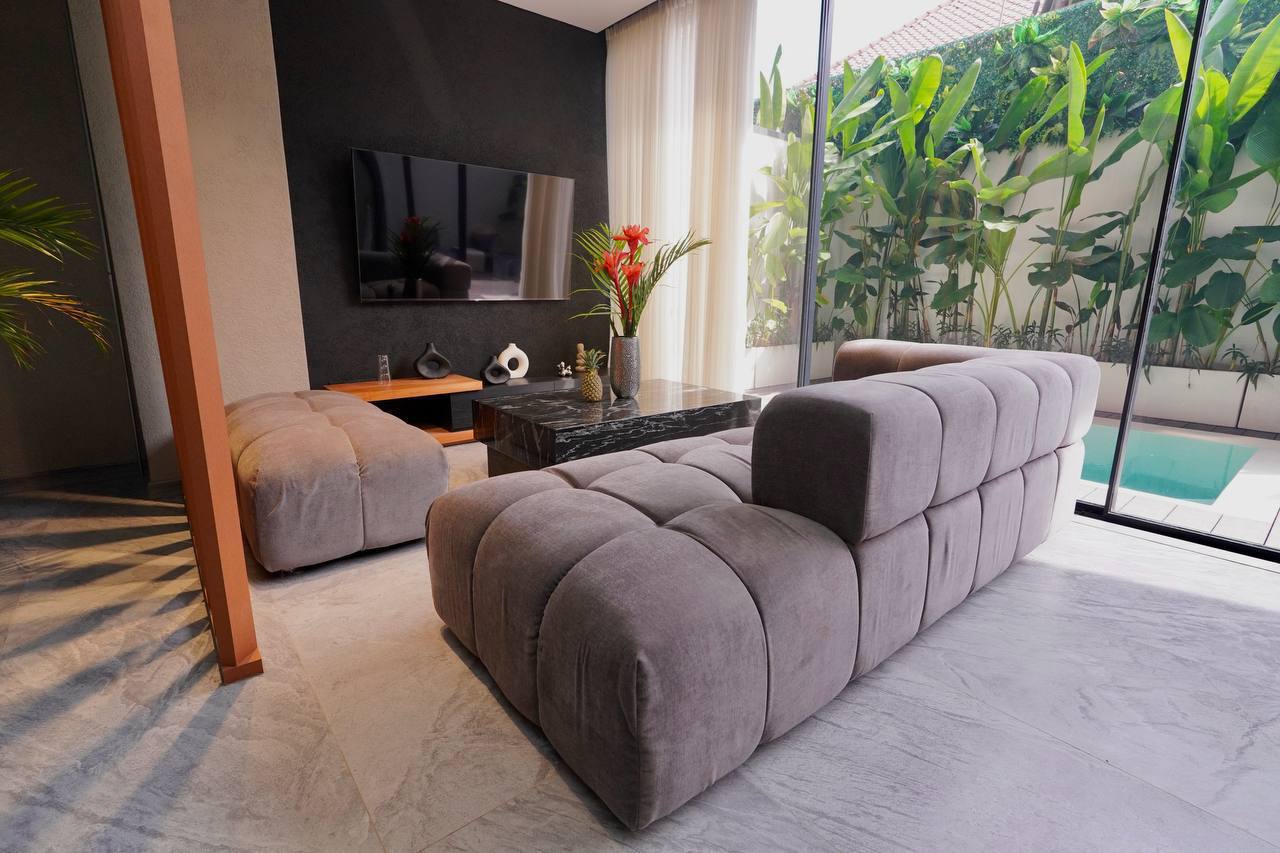 Three fully furnished 2-bedroom villas in a residential complex in Umalas