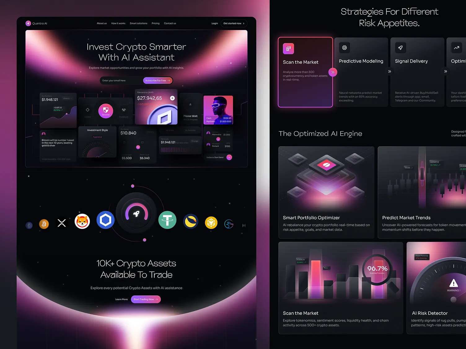 Quantra AI — Crypto investment website