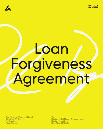 Loan Forgiveness Agreement 