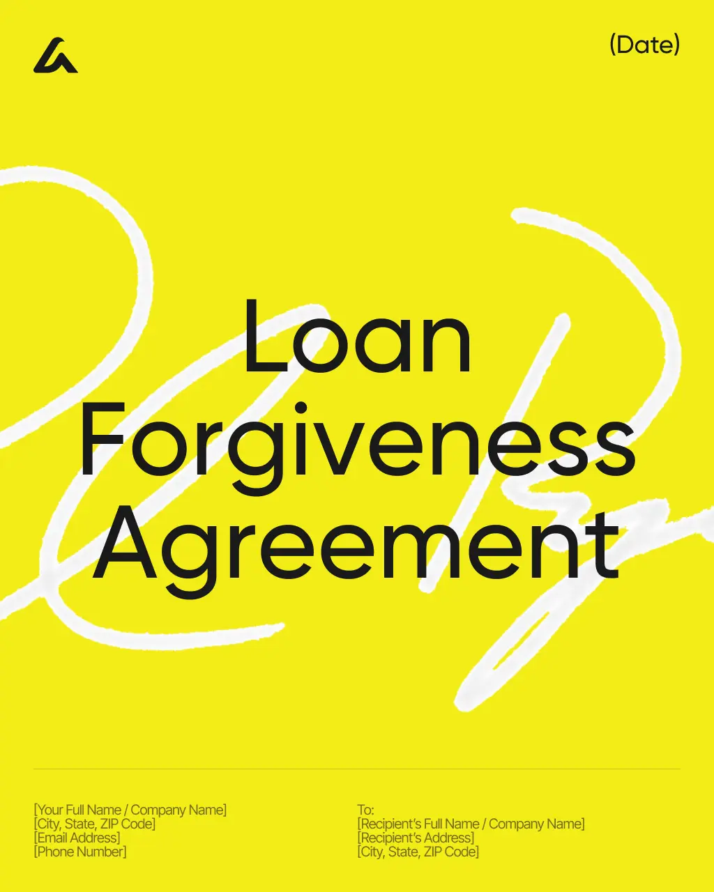 Loan Forgiveness Agreement