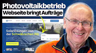 Photovoltaik: Wie DIESE Webseite planbar Aufträge bringt | Heinrich Trick Innovationen GmbH