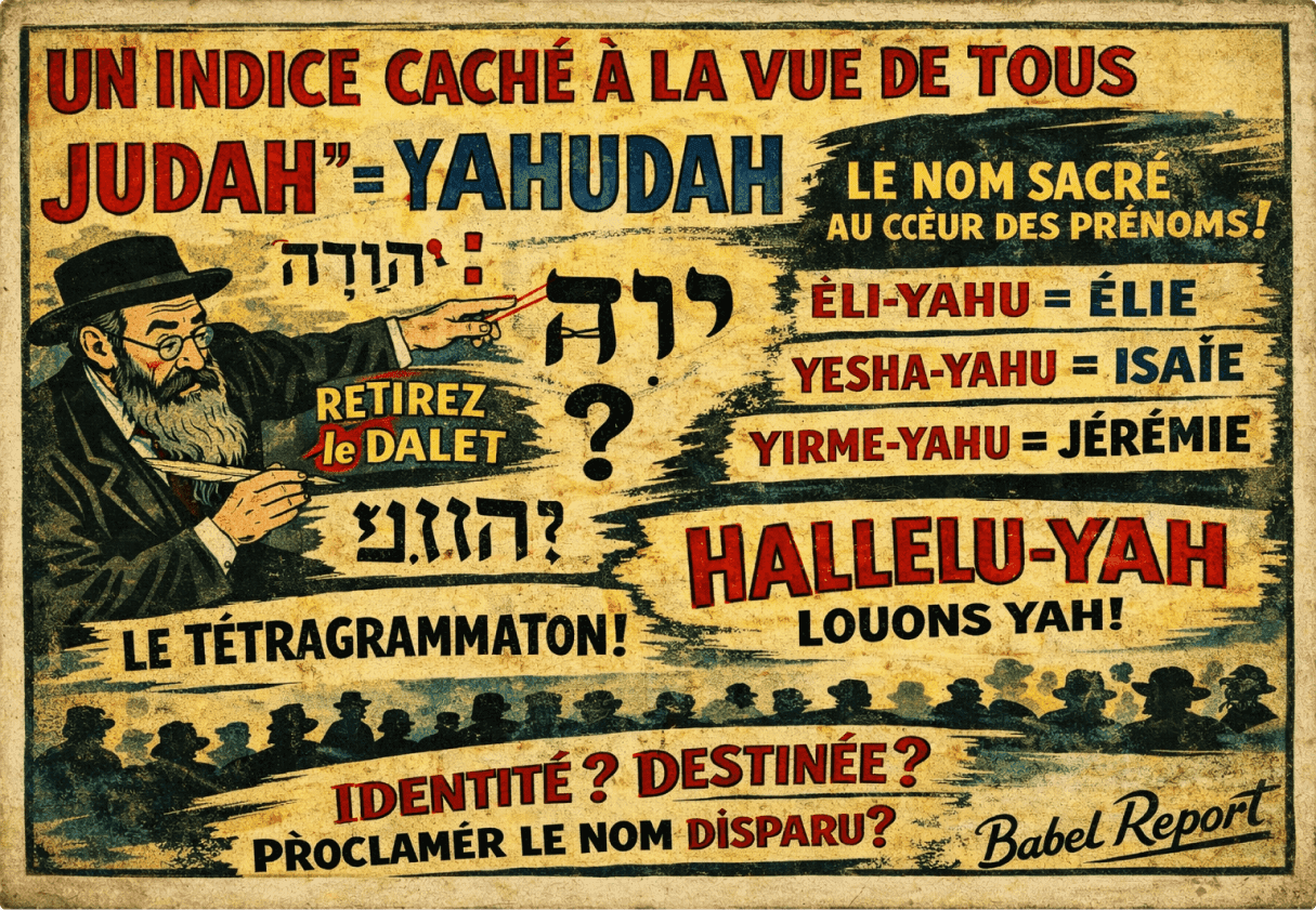 Teacher with hebrew letters