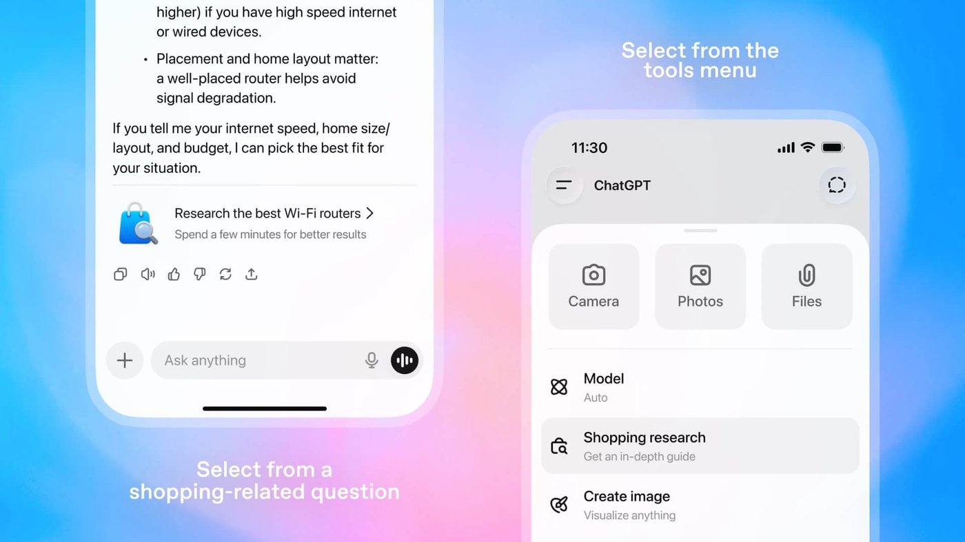 OpenAI Shopping Research