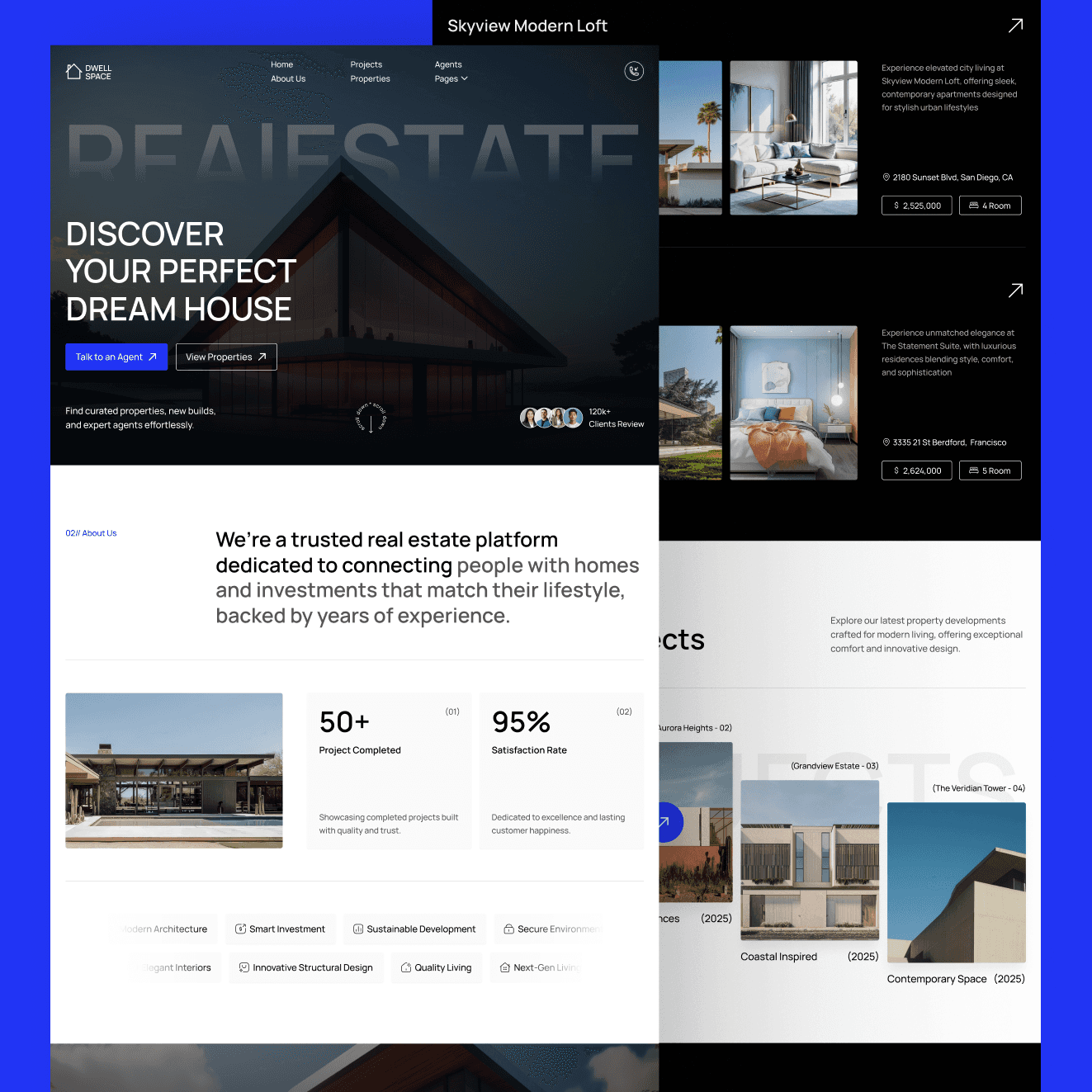 framer real estate template
