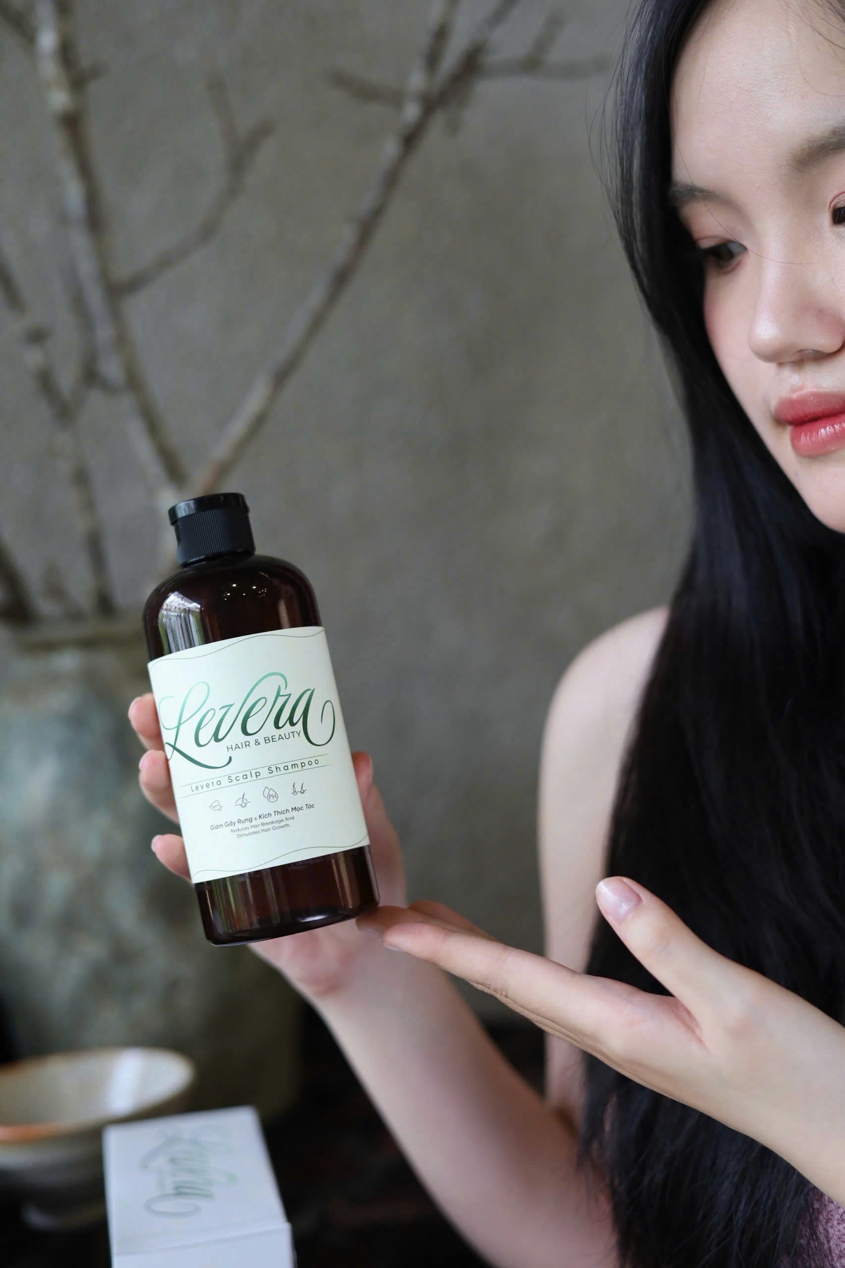 a grapefruit cut in half sitting on a table