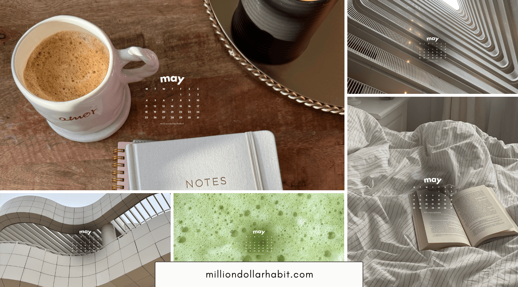Preview grid of December 2025 wallpapers in different minimal styles for desktop, iPad and phone