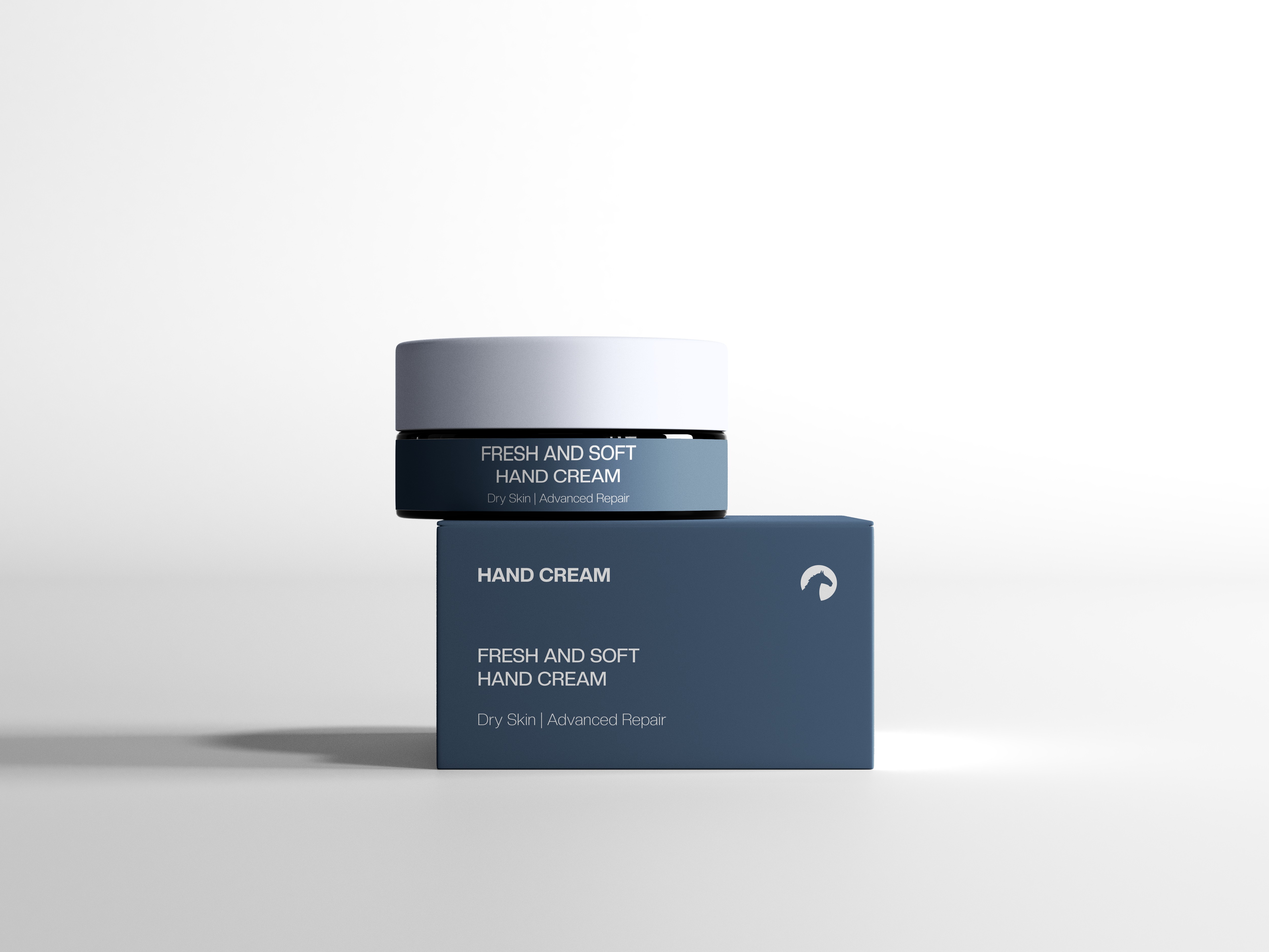 Pascal Cosmetics Company Blue Creme Packaging