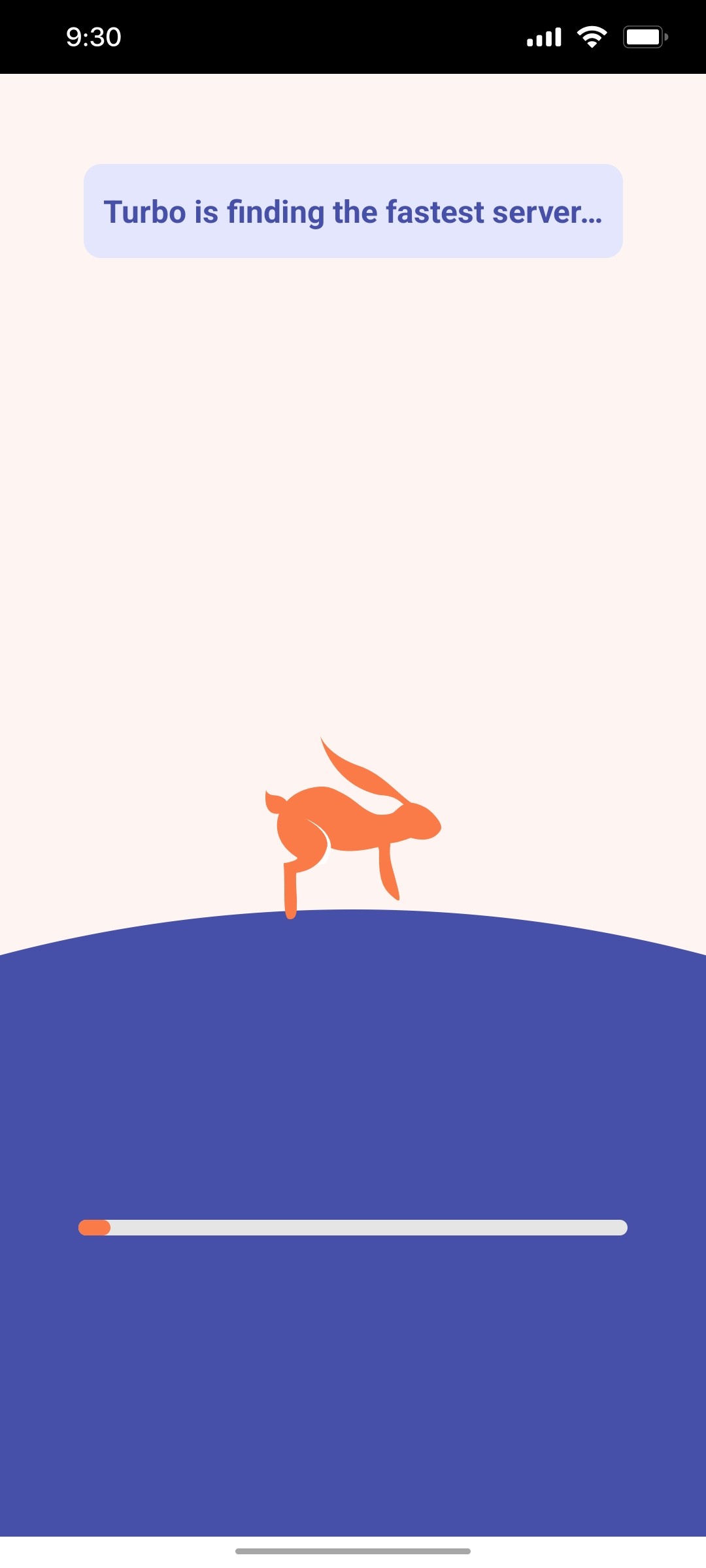 Turbo Connecting VPN 1 screen