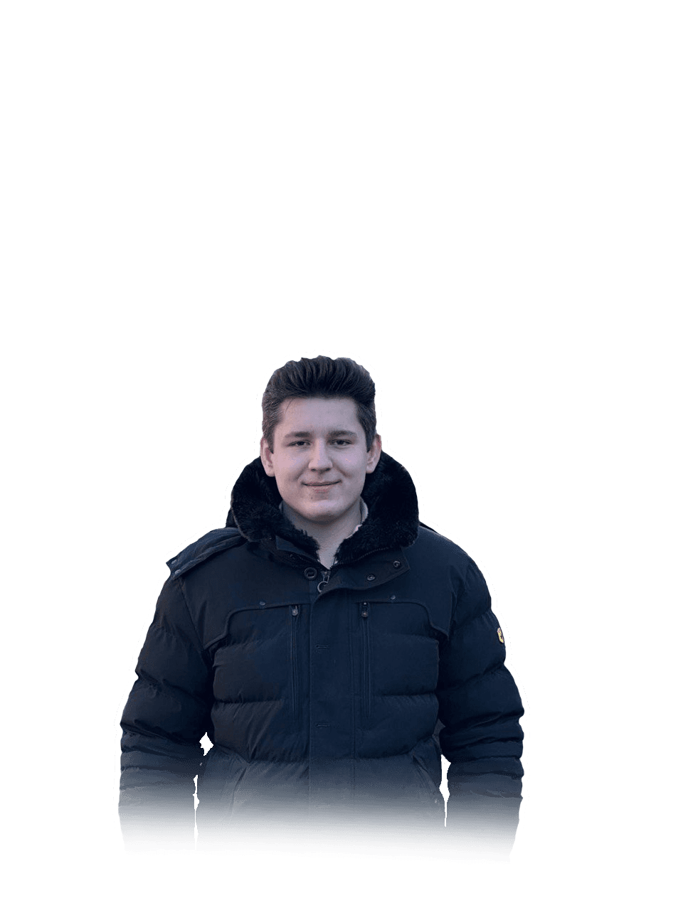 man smiling to the camera