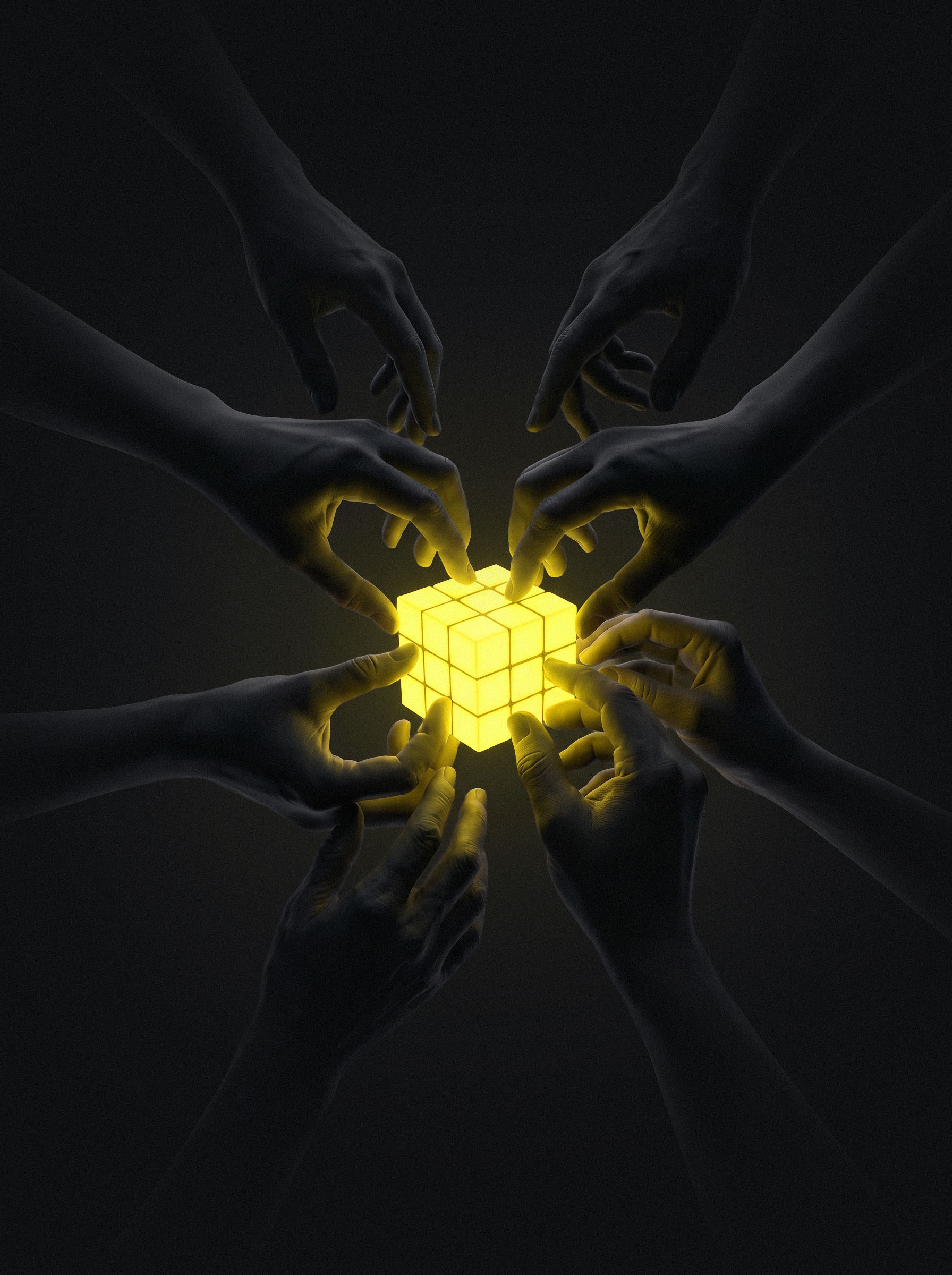 A yellow ping pong ball on a yellow background with TAKE A RISK printed on it