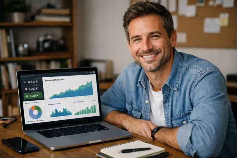 Solopreneur TPE/PME avec l'outil de gestion echo conseil à Nouméa qui permet de piloter ses dépenses