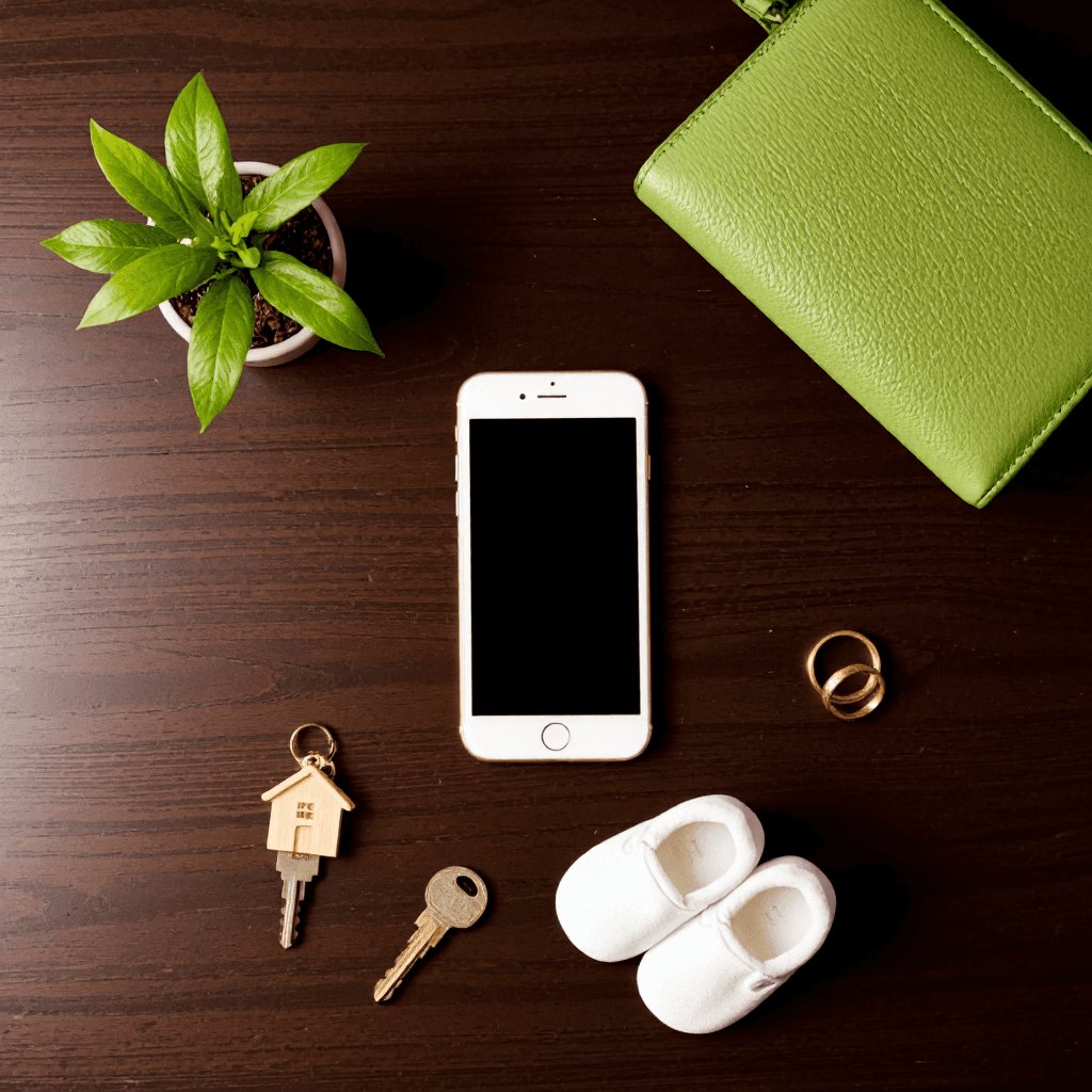 product photography of a smartphone