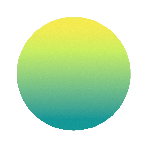 a single green circle