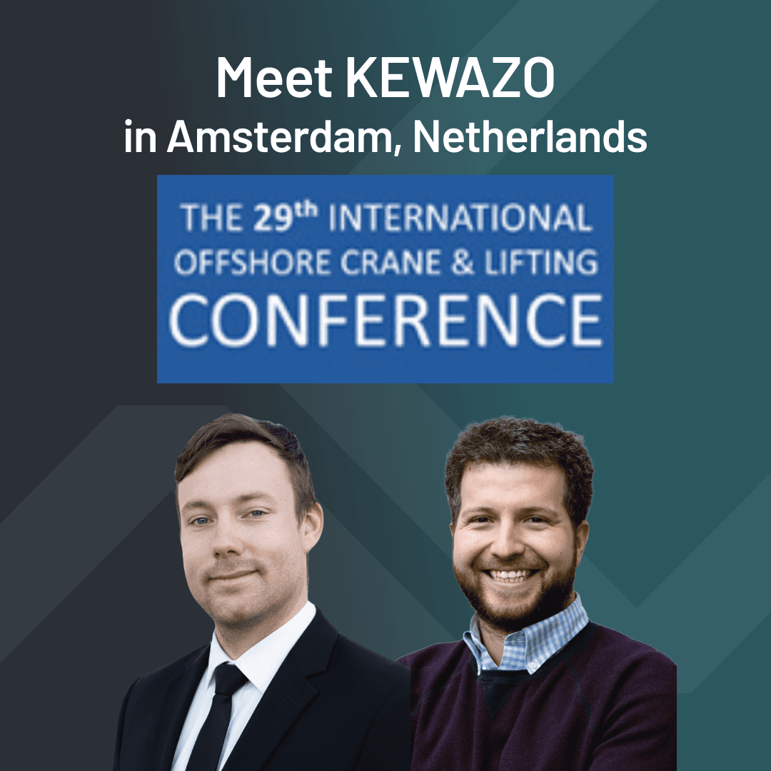 KEWAZO at the 29th International Offshore Crane & Lifting Conference
