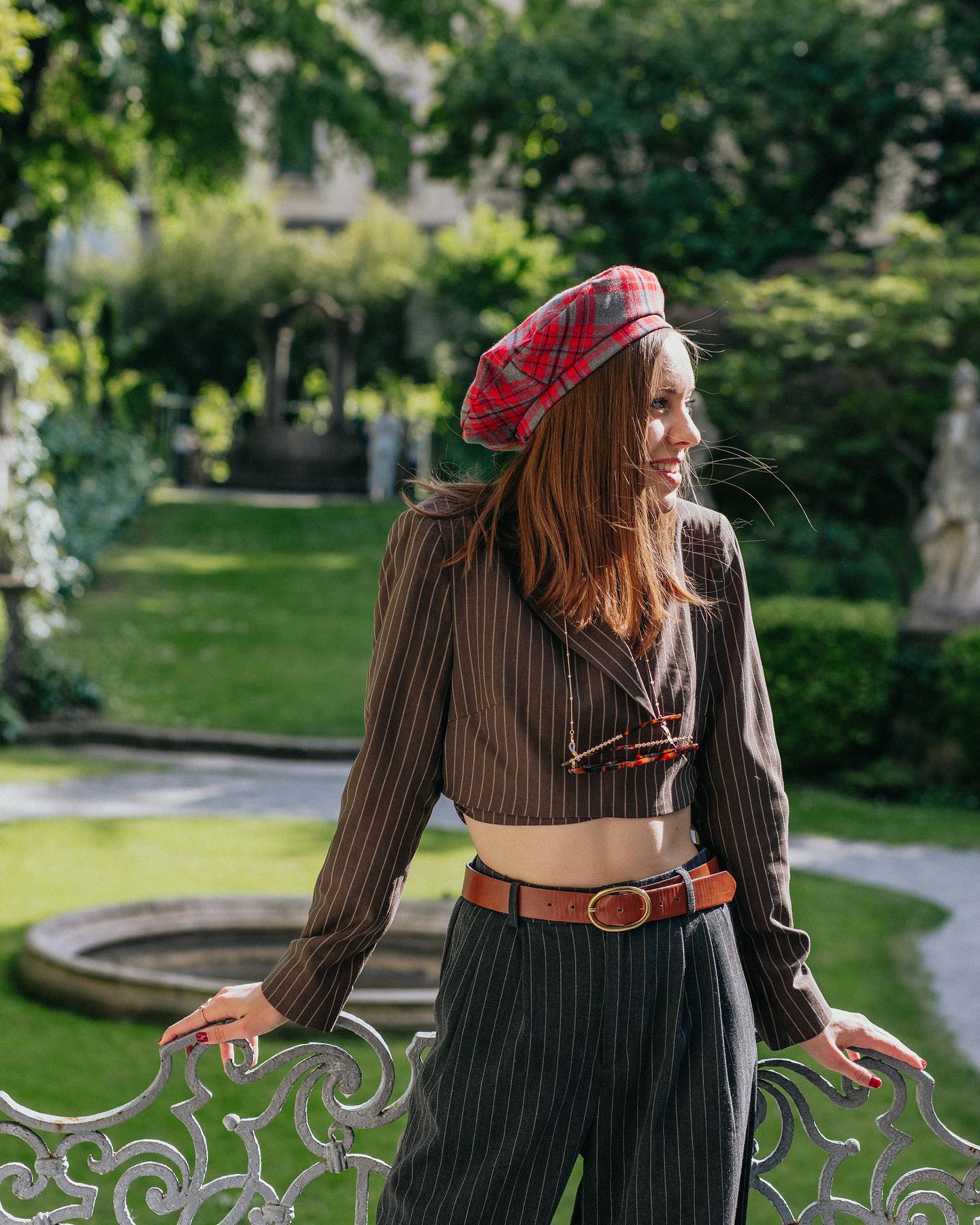 Photographer holding camera