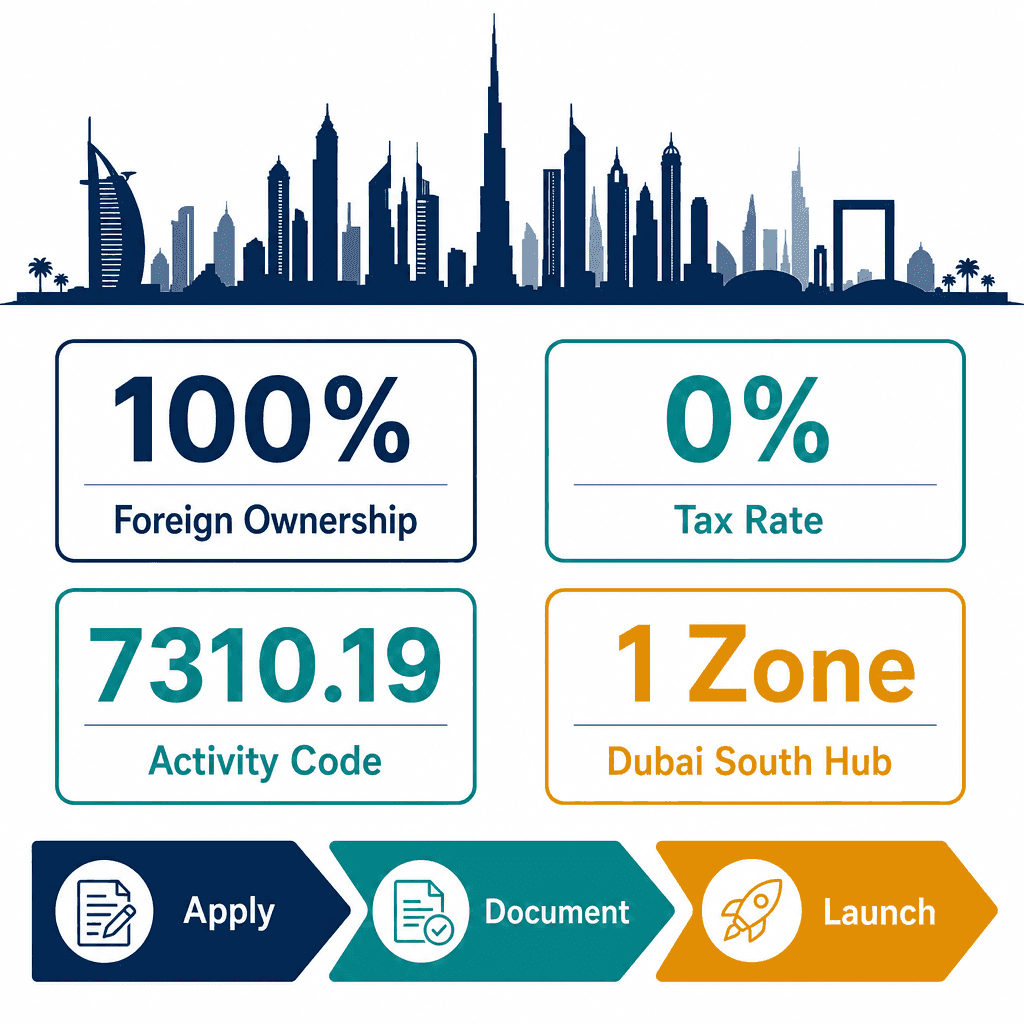 Infographic: Publicity Business License in Dubai: Cost and Requirements