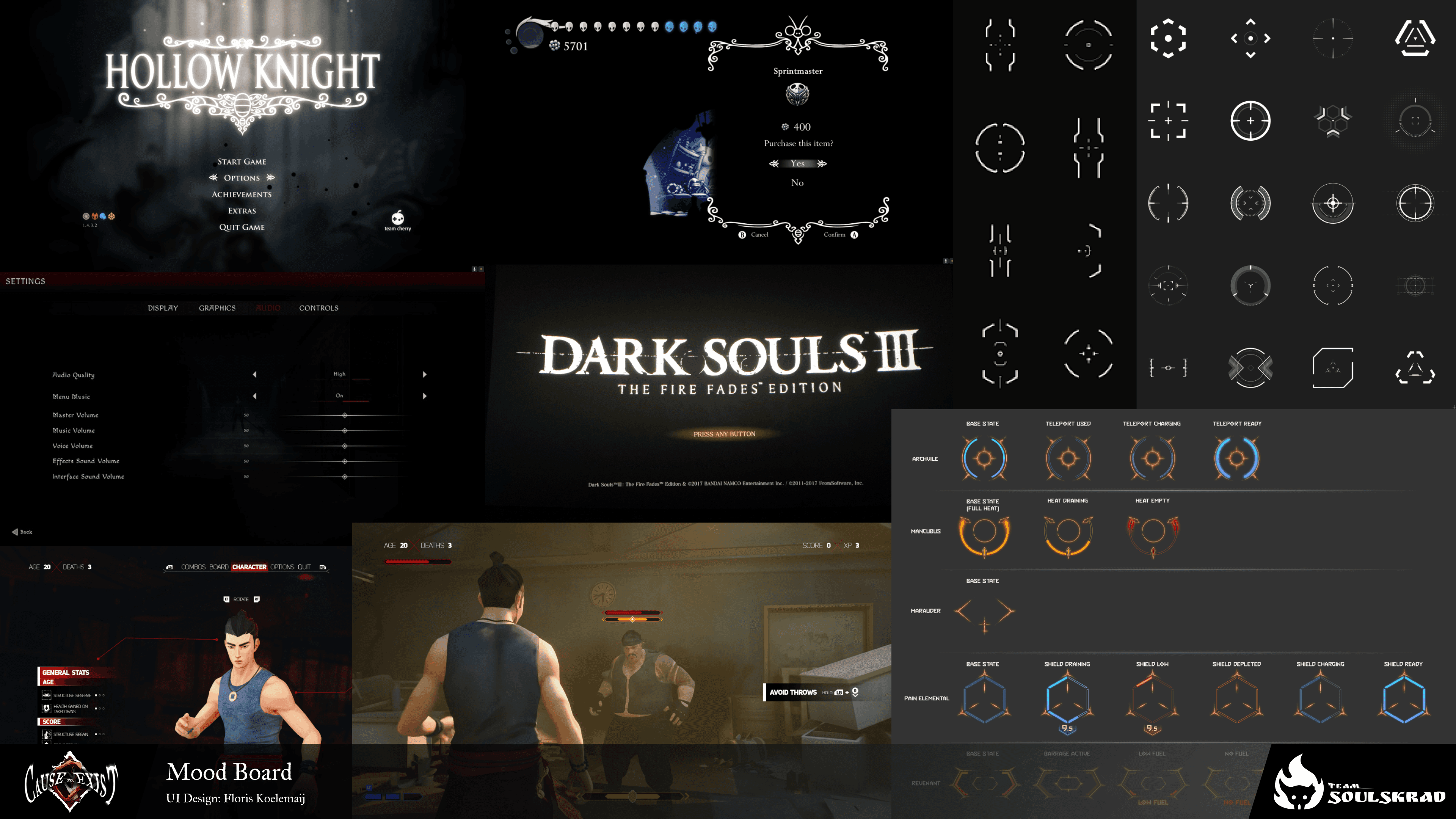 Cause to Exist Steam Demo UI design process