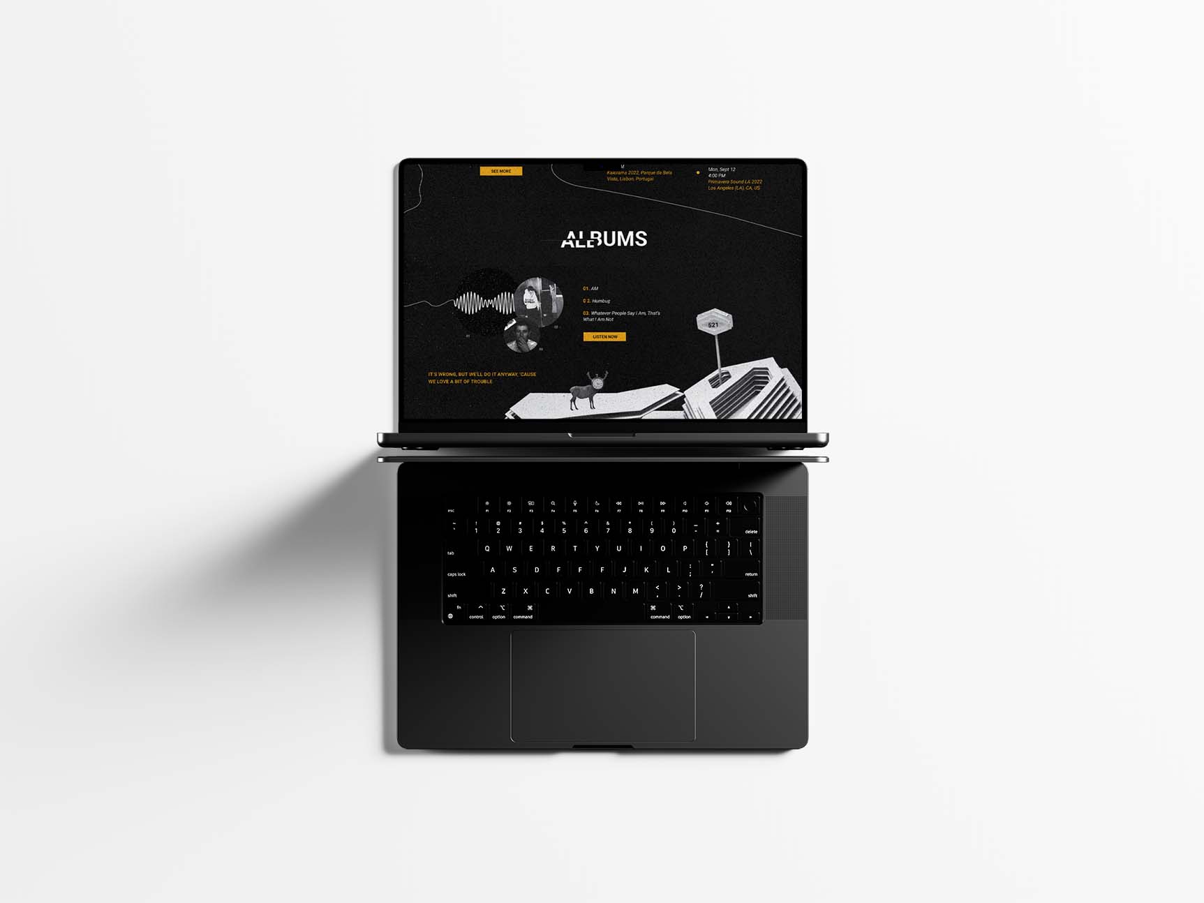 Black and white portrait photo