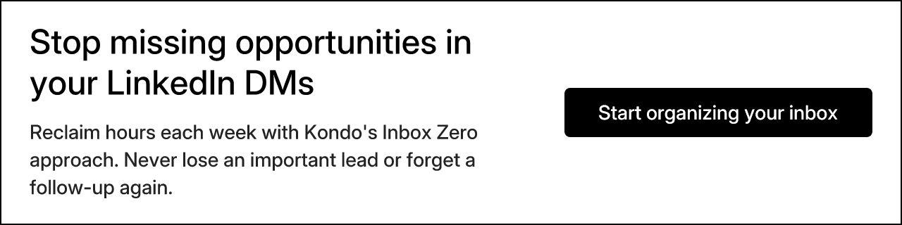 Stop missing opportunities in your LinkedIn DMs