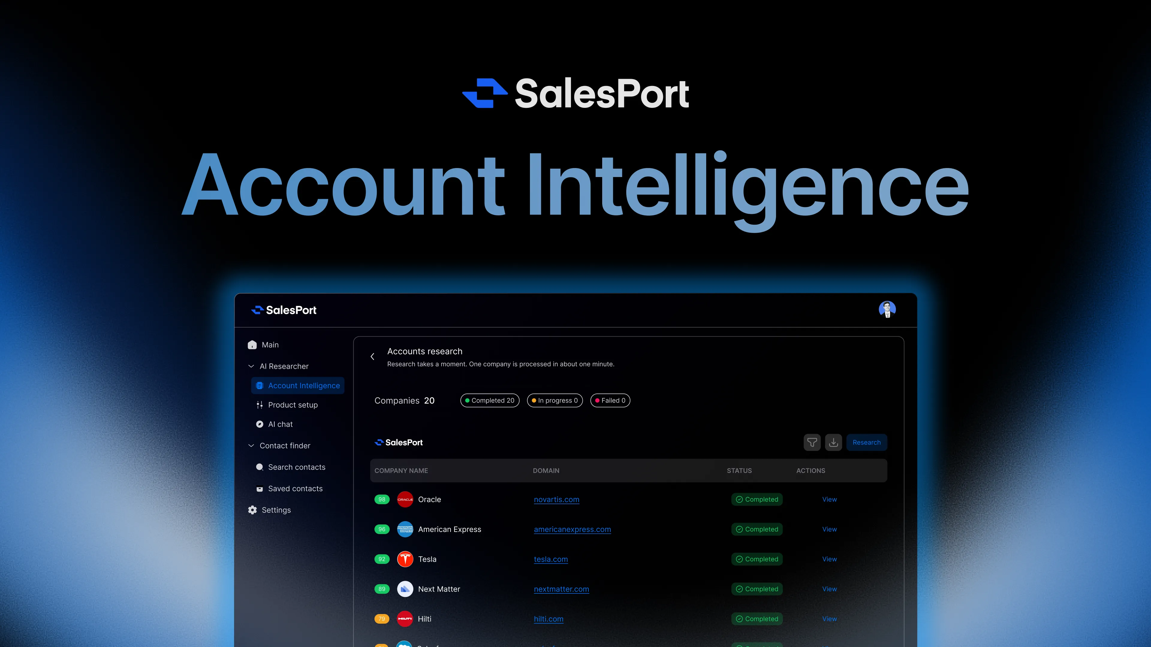 SaaS Video: SalesPort Account Intelligence