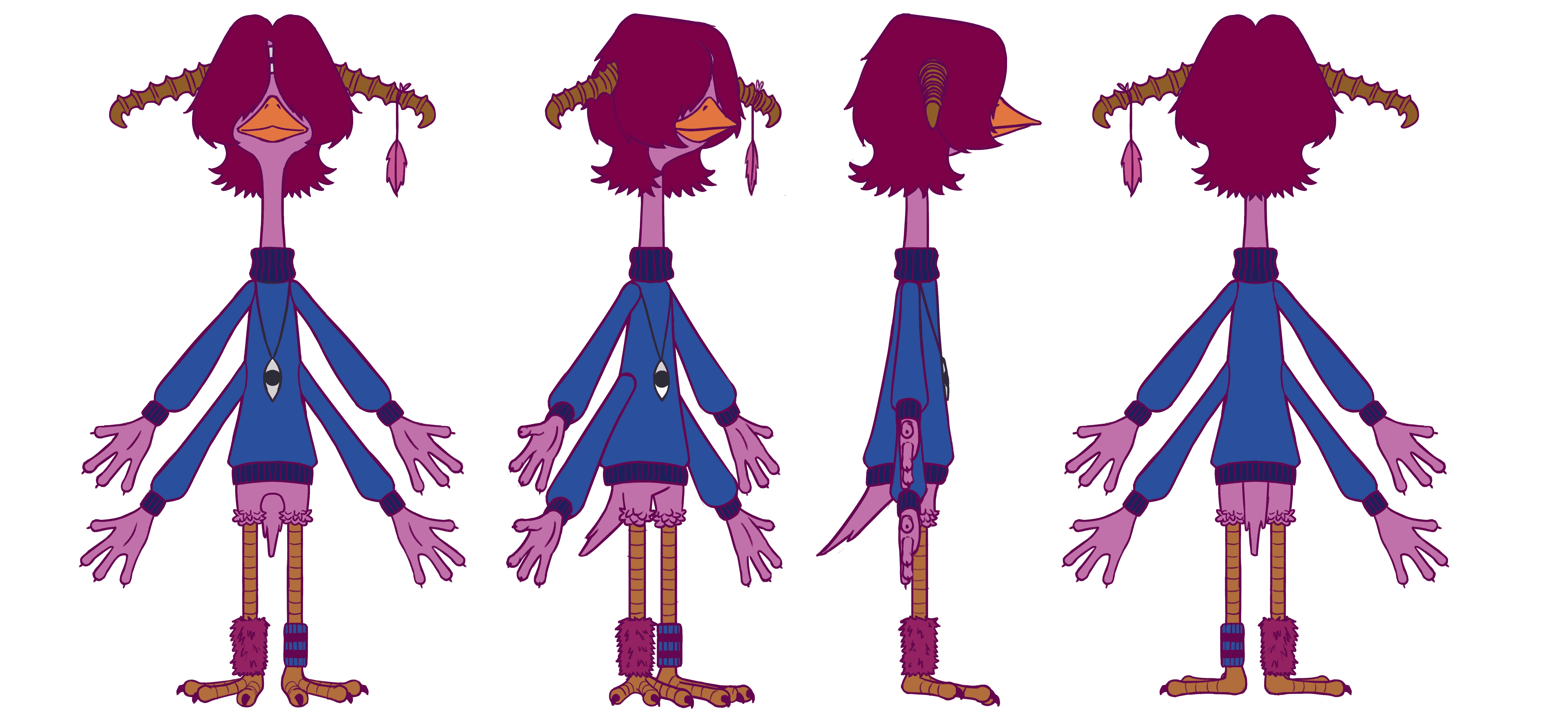 MC character turnaround