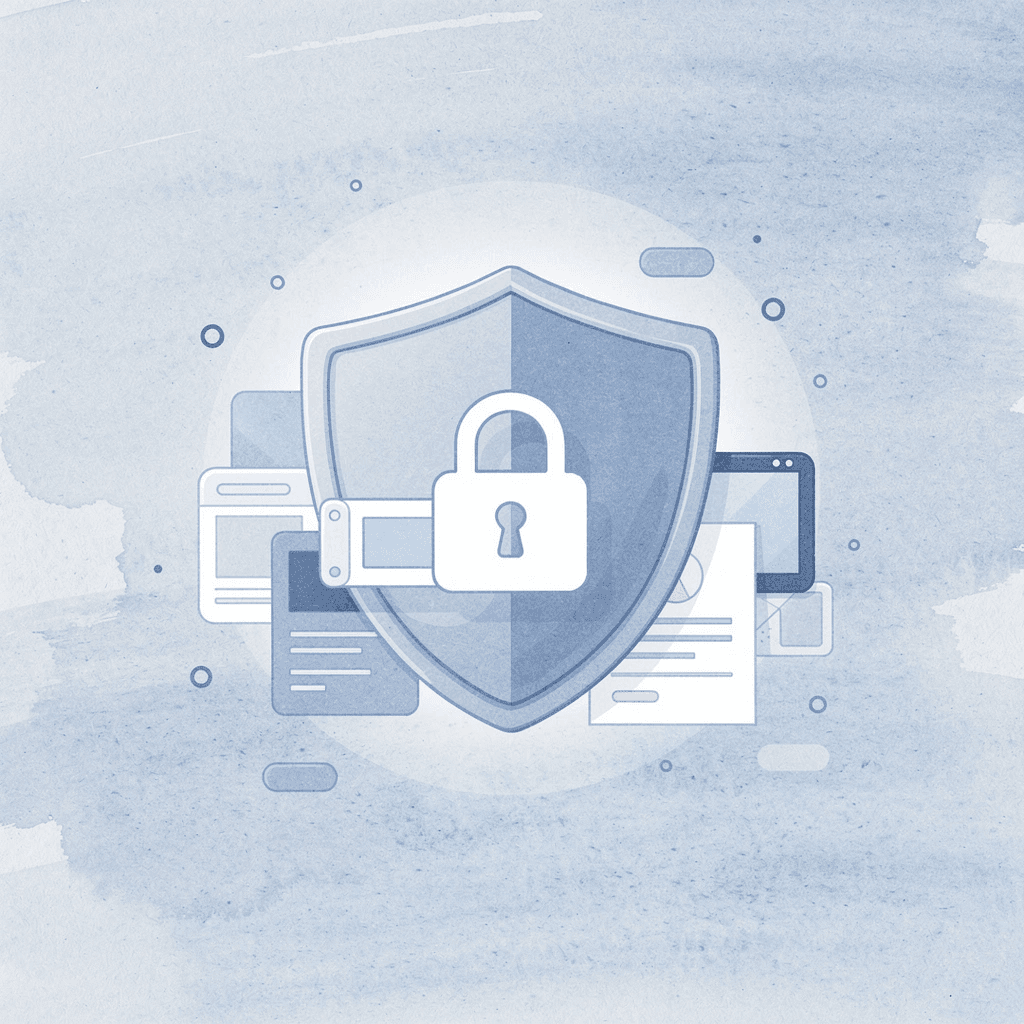 Shield protecting educational documents and work samples