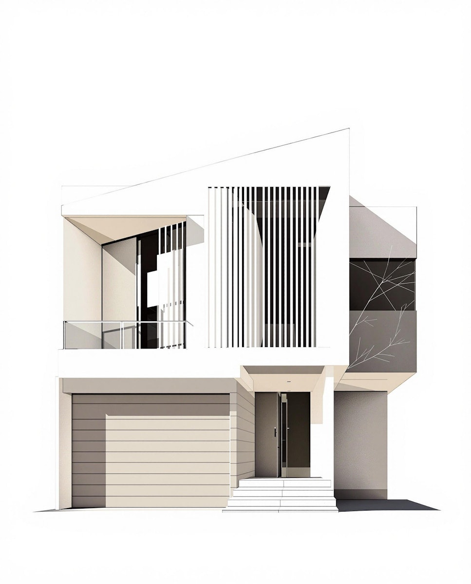 A minimal architectural building