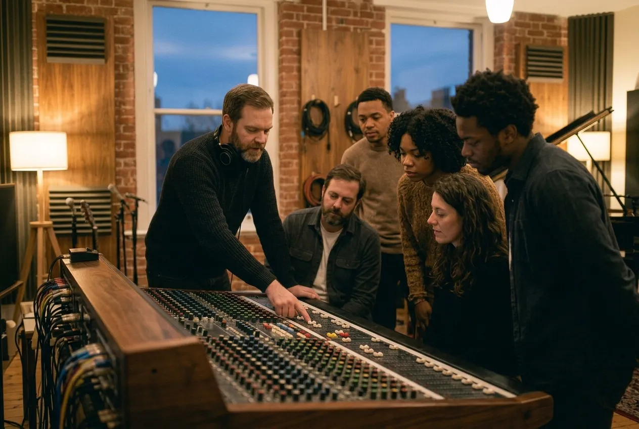 A mixing class around the analogue console