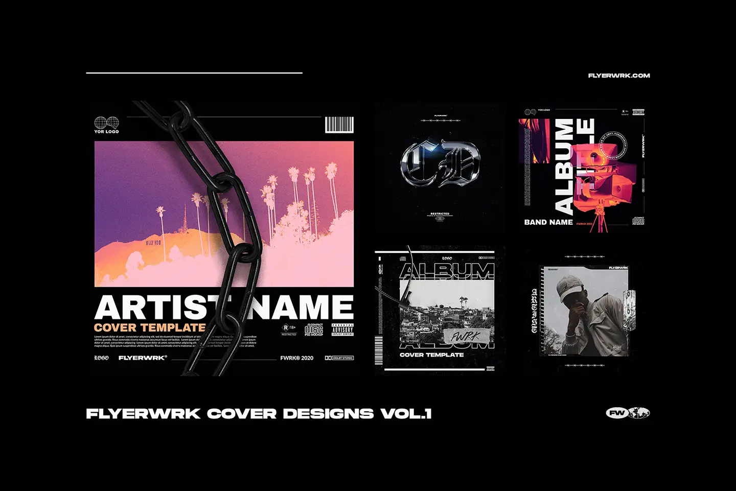 CD jewel case mockup bundle album cover template artwork preview