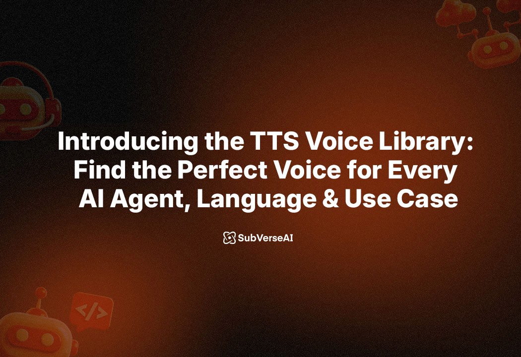 Introducing the TTS Voice Library: Find the Perfect Voice for Every AI Agent, Language & Use Case
