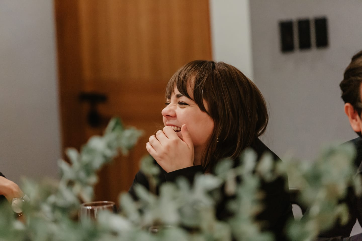 Riding a bicycle with V sign