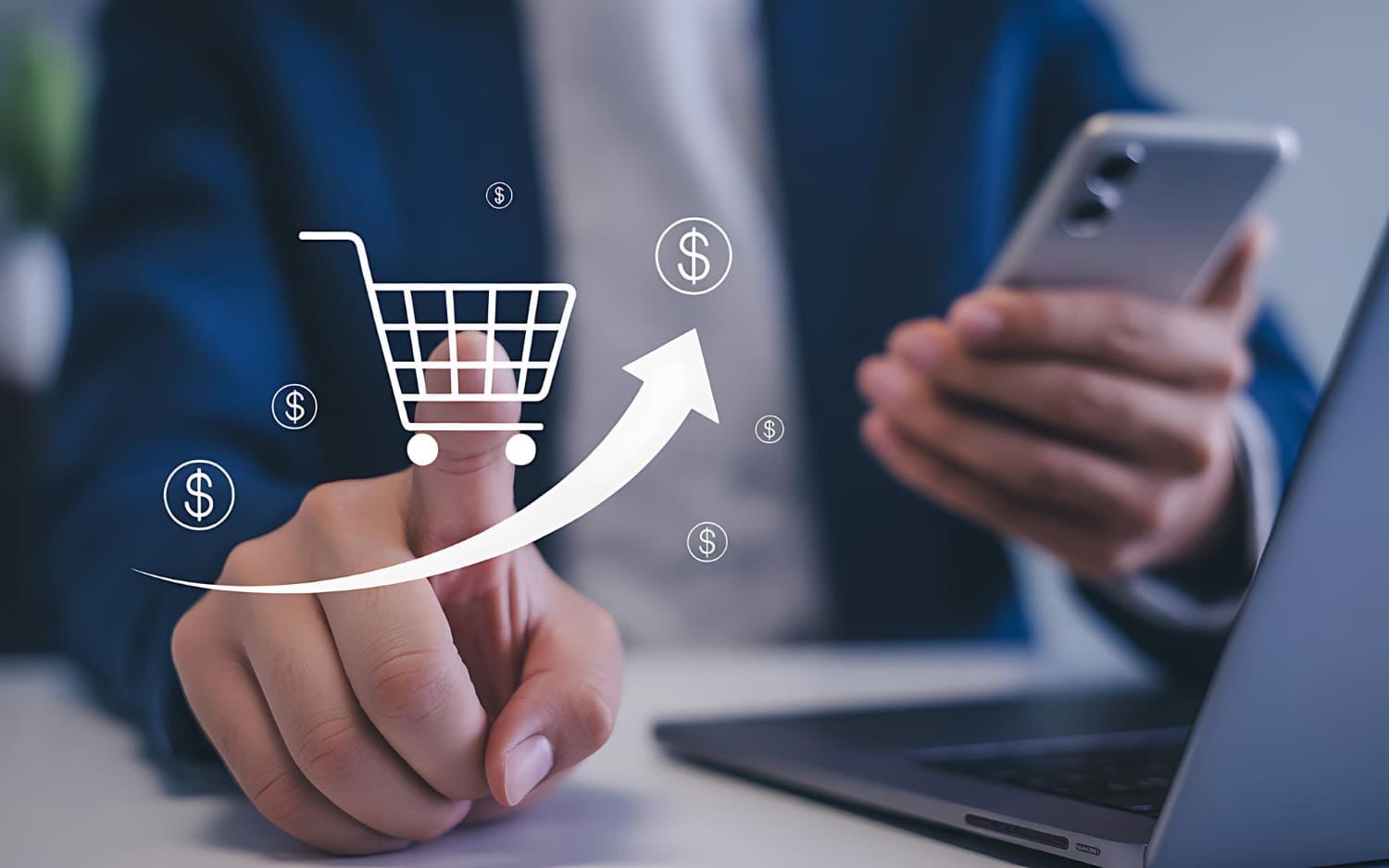 Grafico sobre un funner de conversion en acción