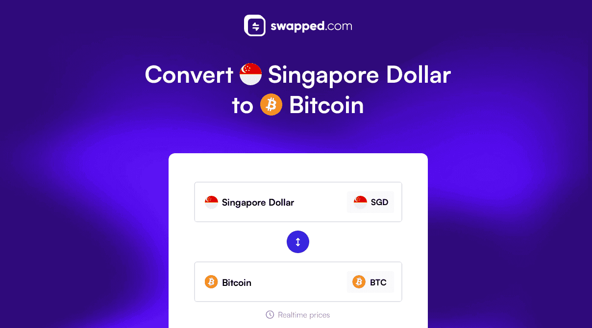 Convert Singapore Dollar (SGD) to Bitcoin (BTC)