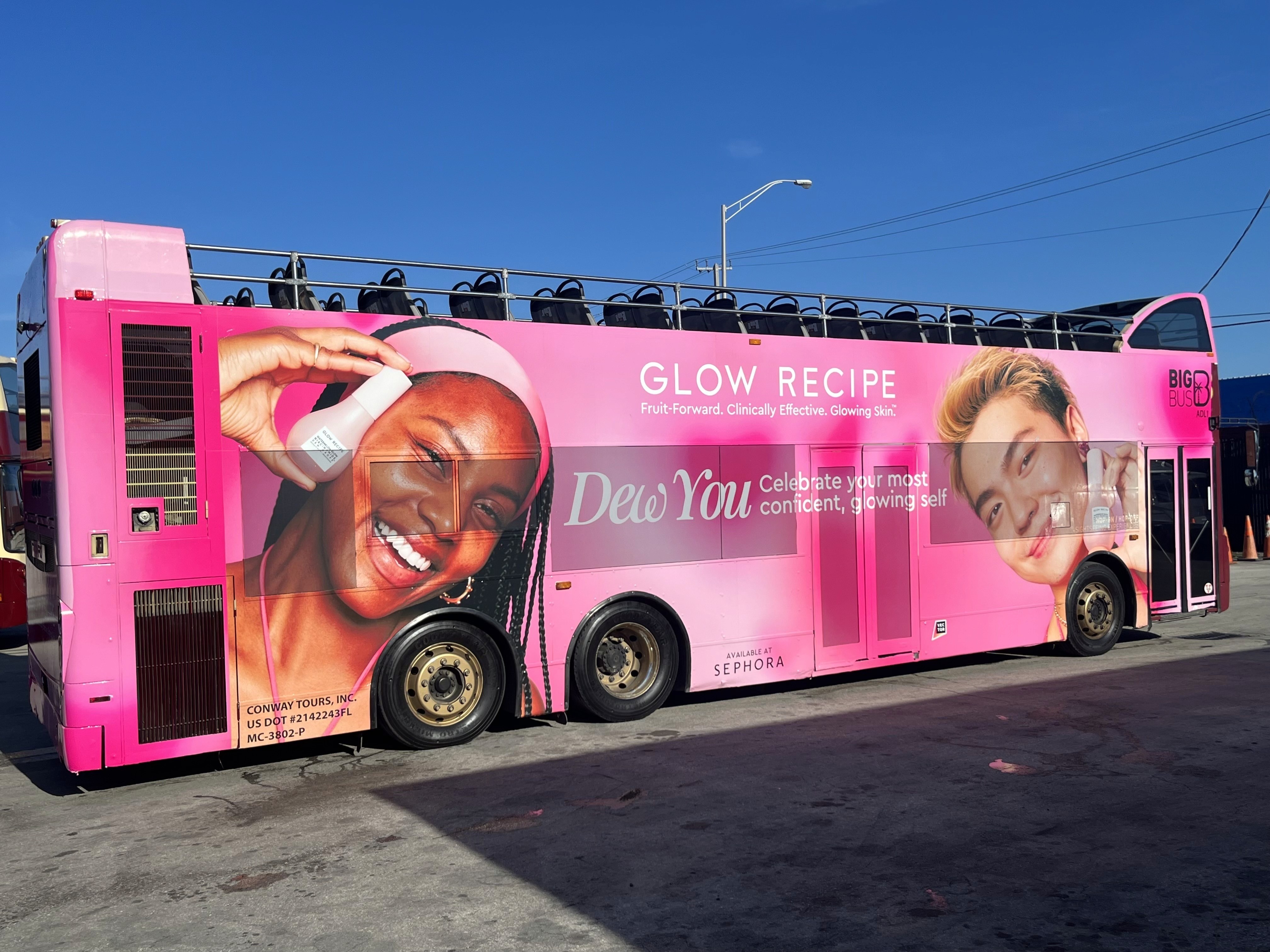 Brand Awareness Out of Home Bus Wrap Design in Miami, Florida