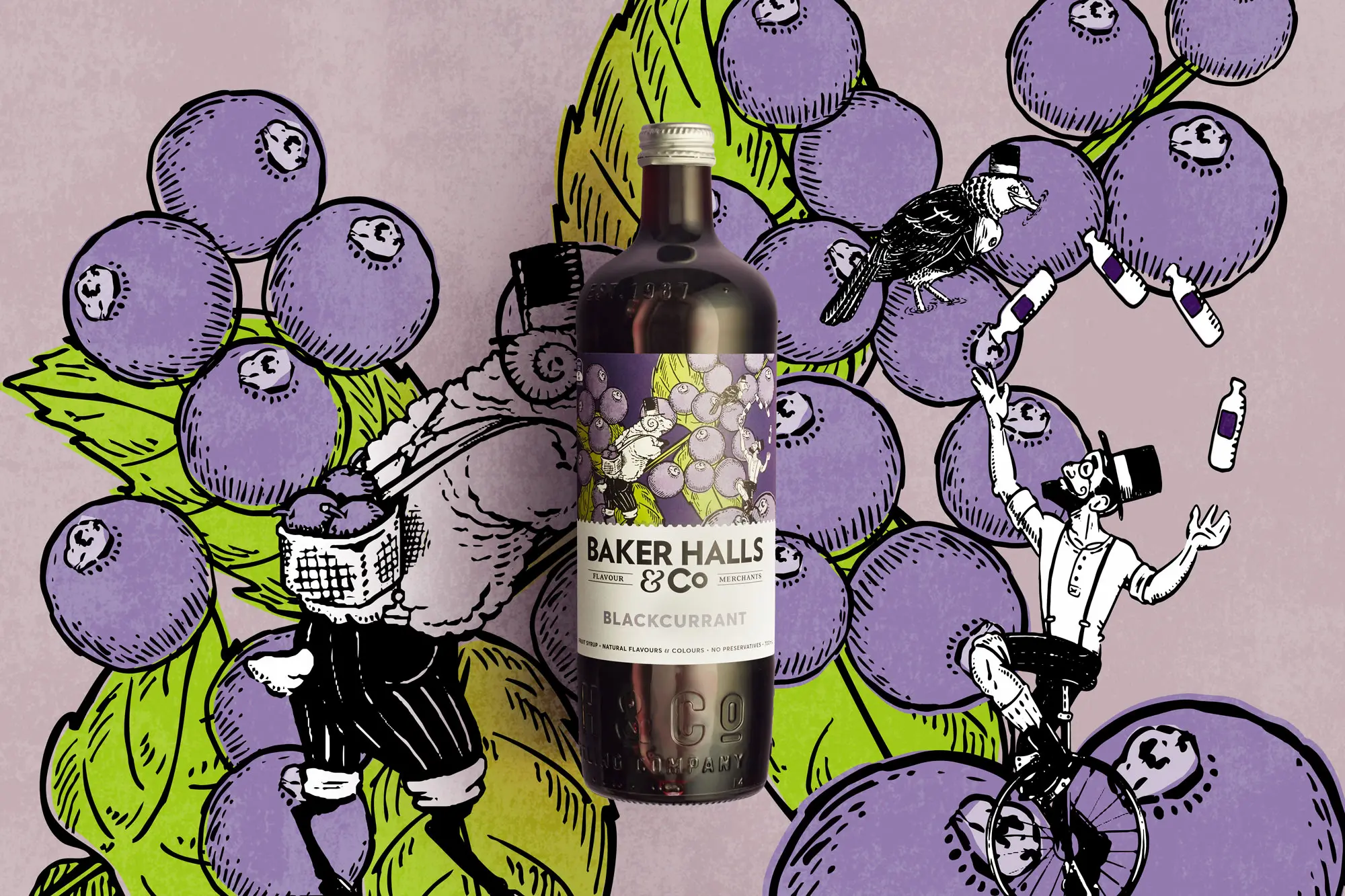 Image of Brand Identity work for Baker Halls