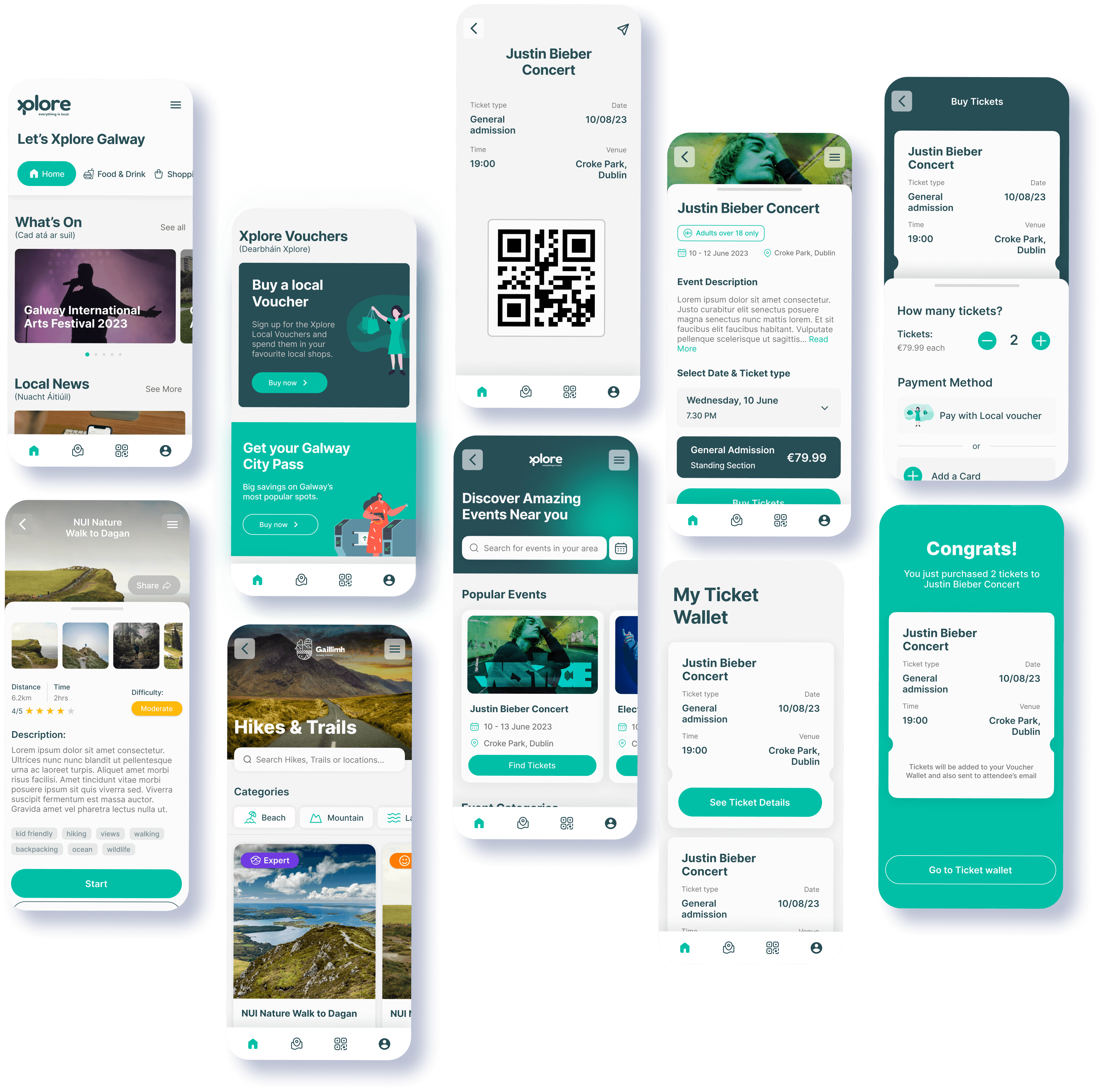 Xplore Local app design