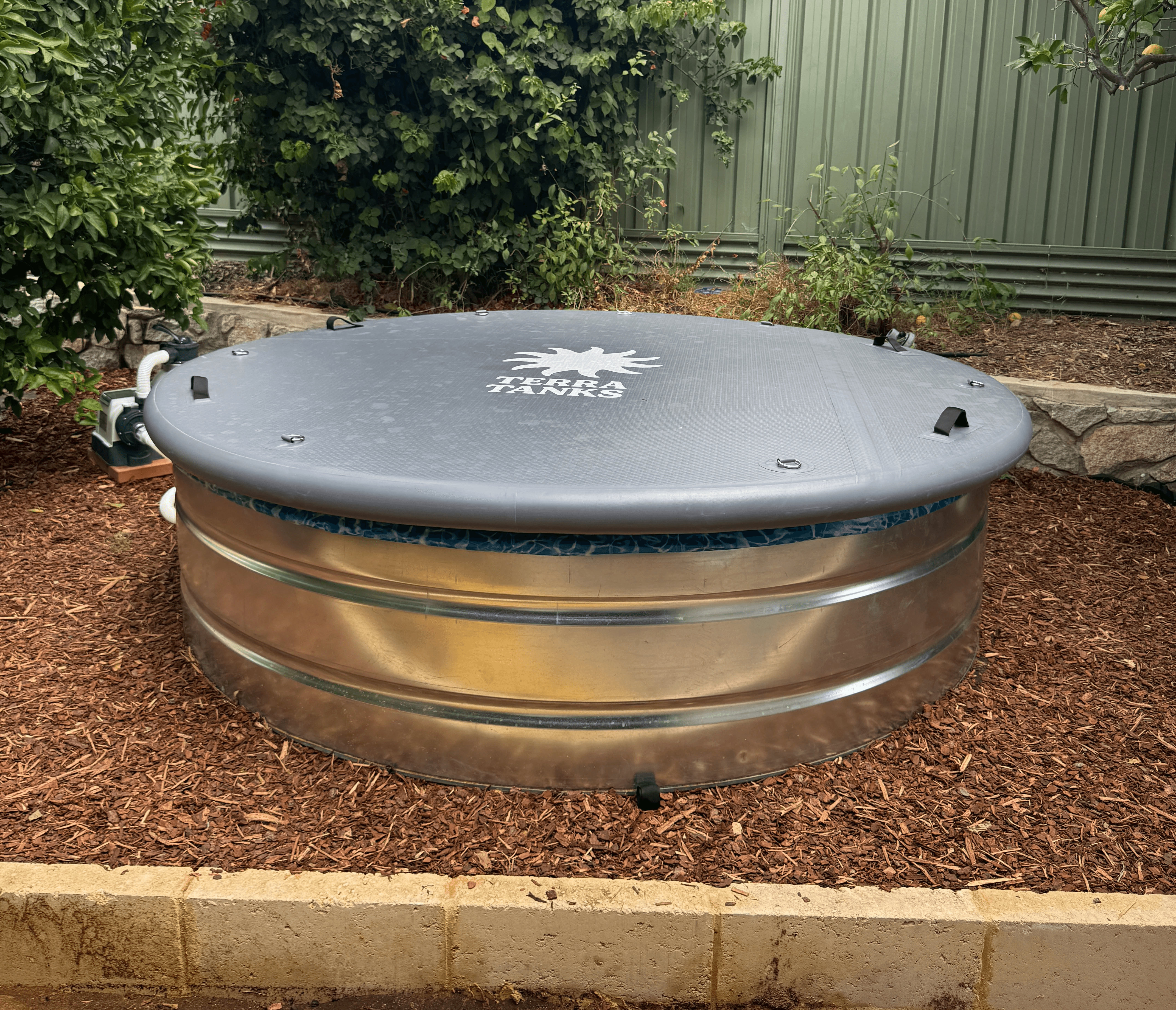 Stock Tank Pool Inflatable Hard Shell Premium Cover 2