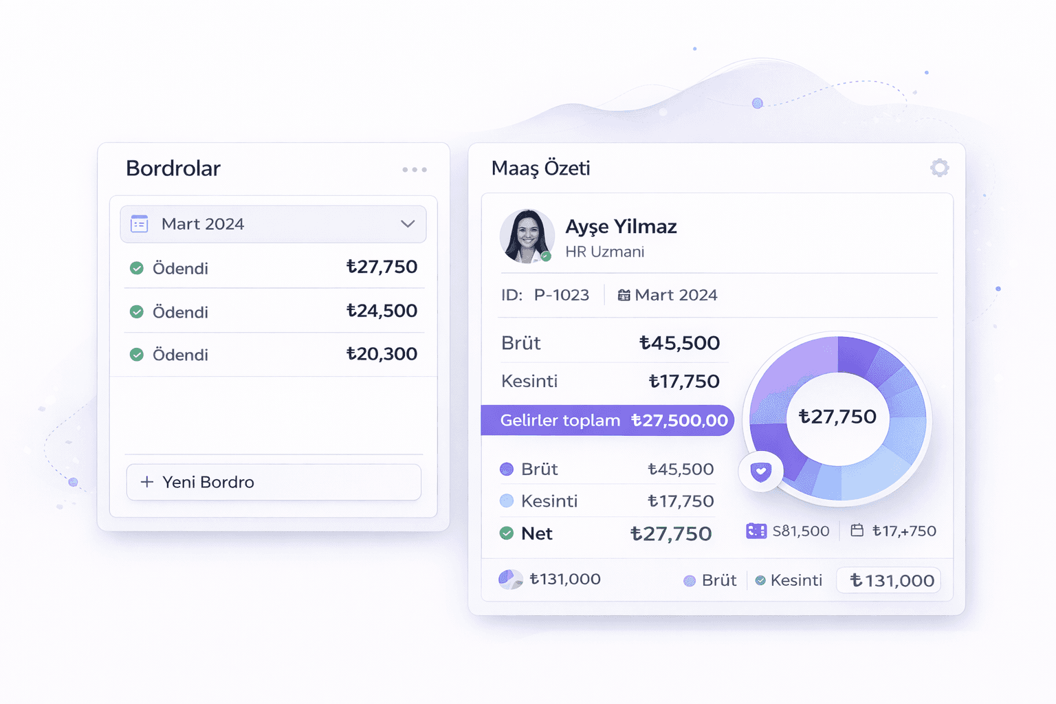 Bordro ve Maaş Hesaplama